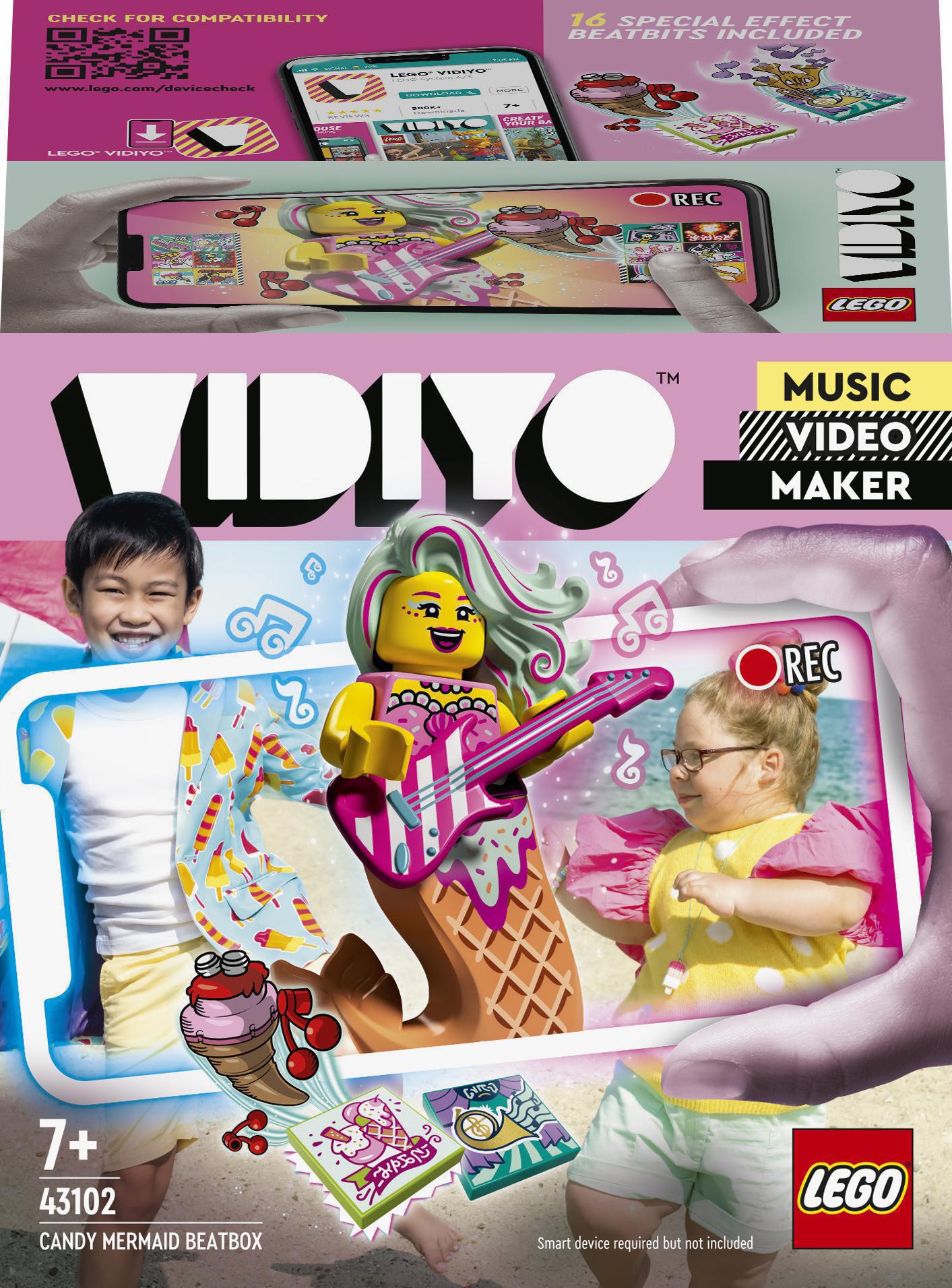 

Конструктор LEGO VIDIYO Candy Mermaid BeatBox Битбокс Карамельной Русалки (43102)