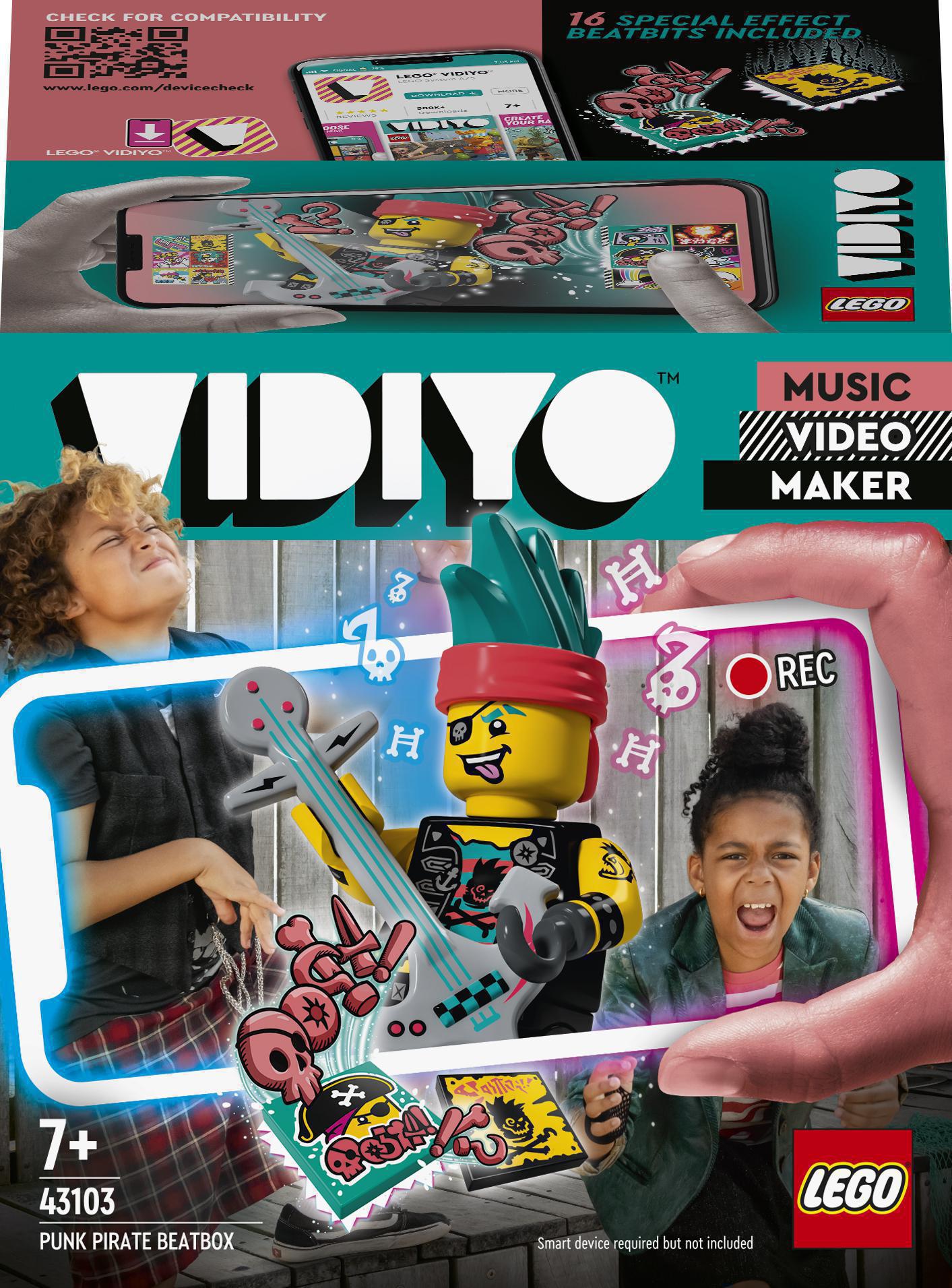 

Конструктор LEGO VIDIYO Punk Pirate BeatBox Битбокс Пирата Панка (43103)