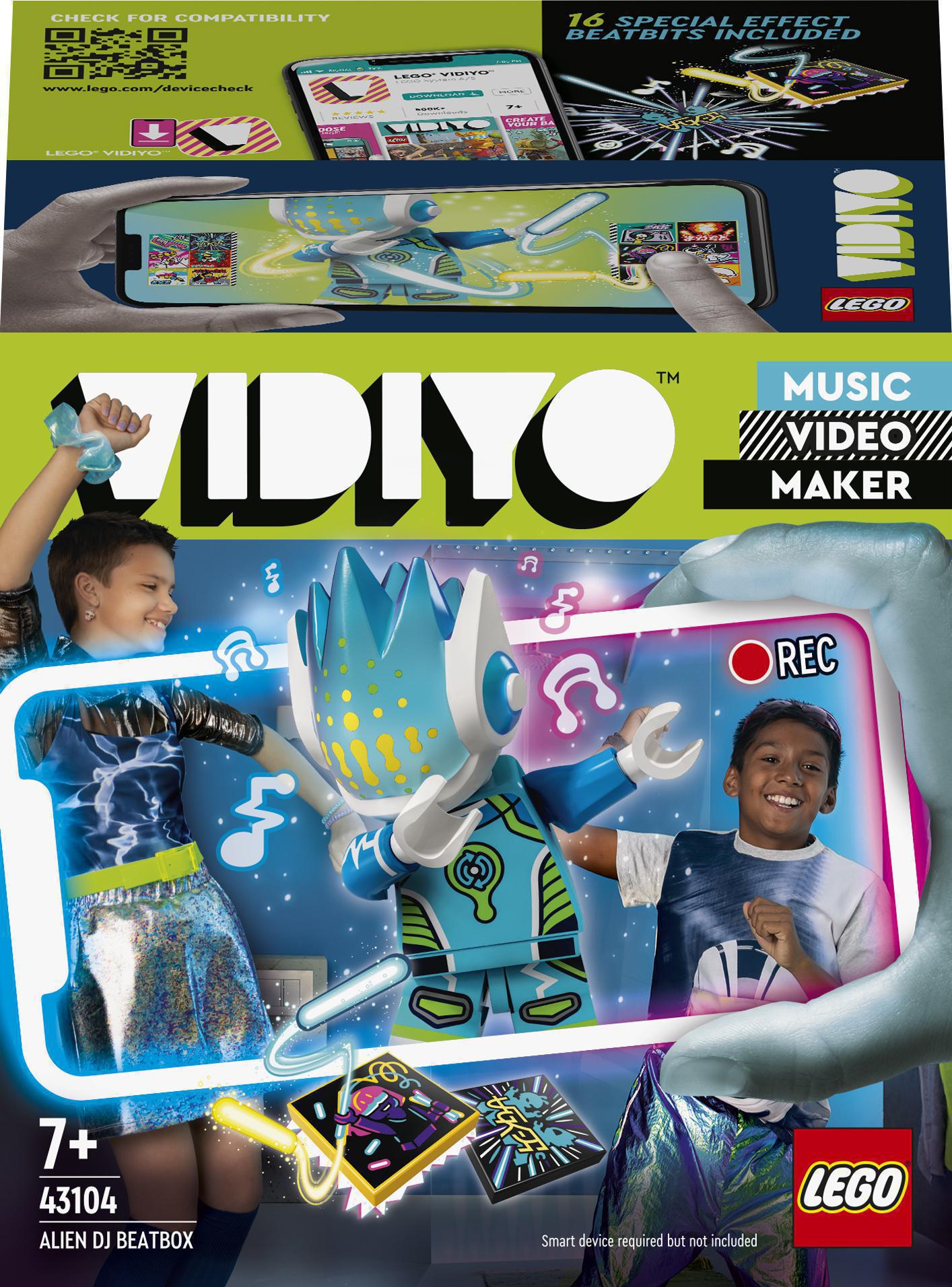 

Конструктор LEGO VIDIYO Alien DJ BeatBox Битбокс Диджея Пришельца (43104)