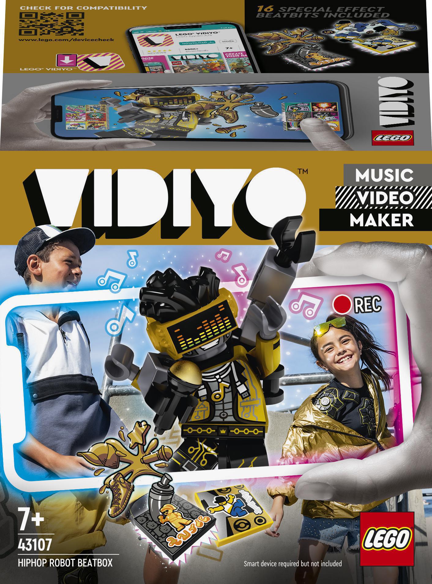 

Конструктор LEGO VIDIYO HipHop Robot BeatBox Битбокс Хип-Хоп Робота (43107)