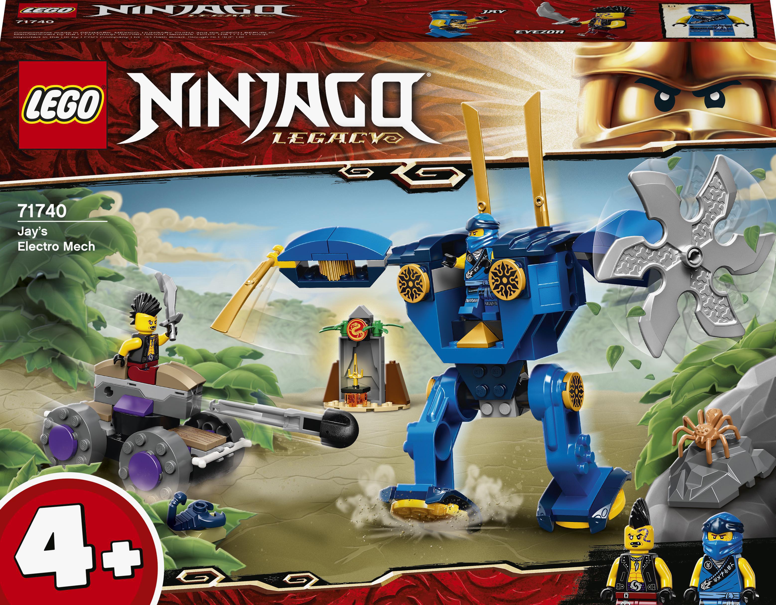 

Конструктор LEGO NINJAGO Электрический робот Джея (71740)