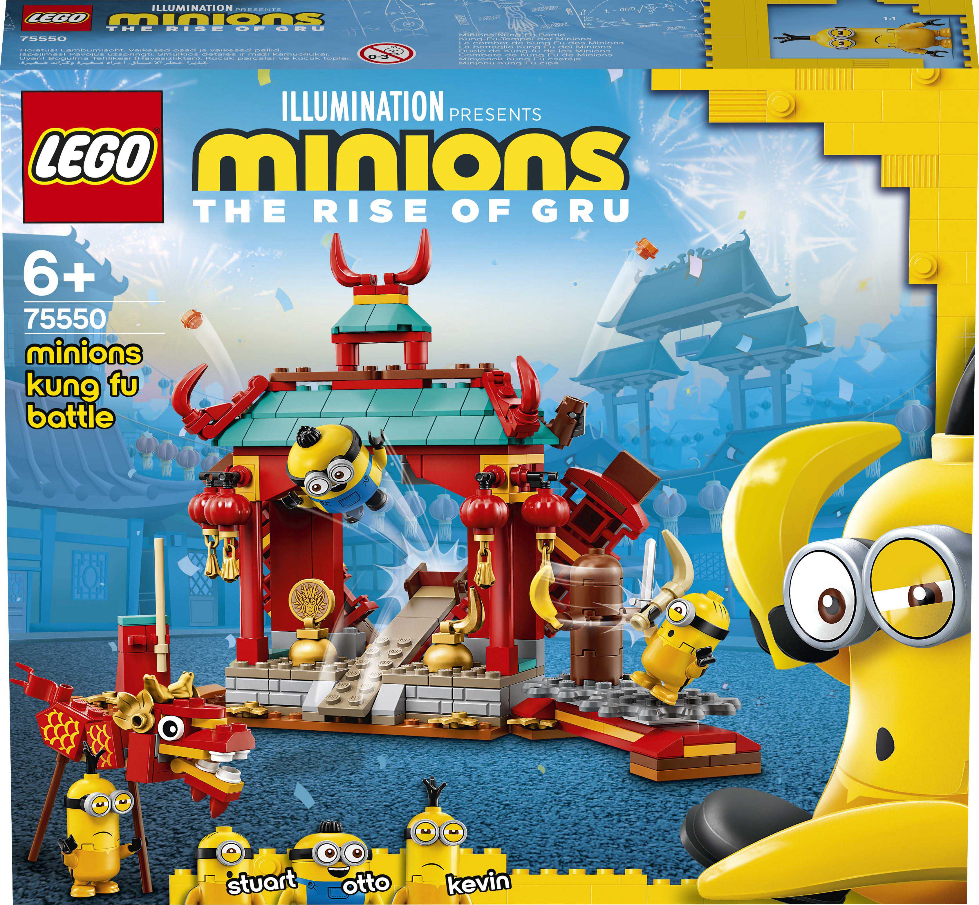 

Конструктор LEGO Minions Миньоны: бойцы кунг-фу (75550)