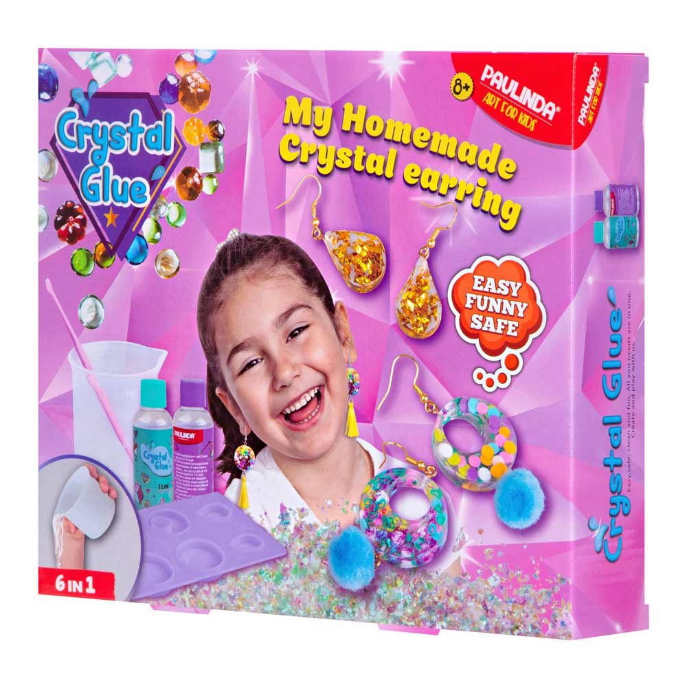 

Набір для творчості Paulinda Crystal glue Сережки 6 в 1 (PL-199610)