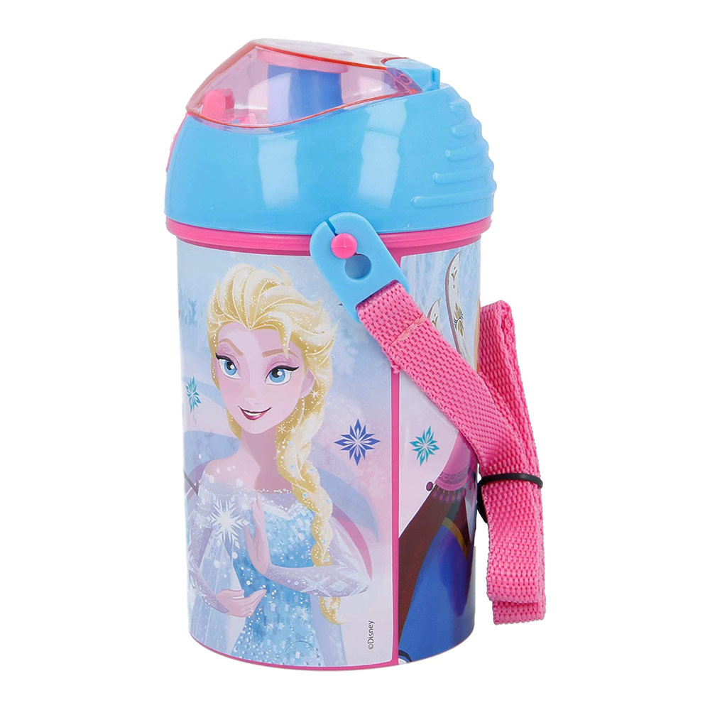 

Бутылка Stor Frozen Эльза и Кристофф с ремешком 450 мл пластиковая (Stor-17969)