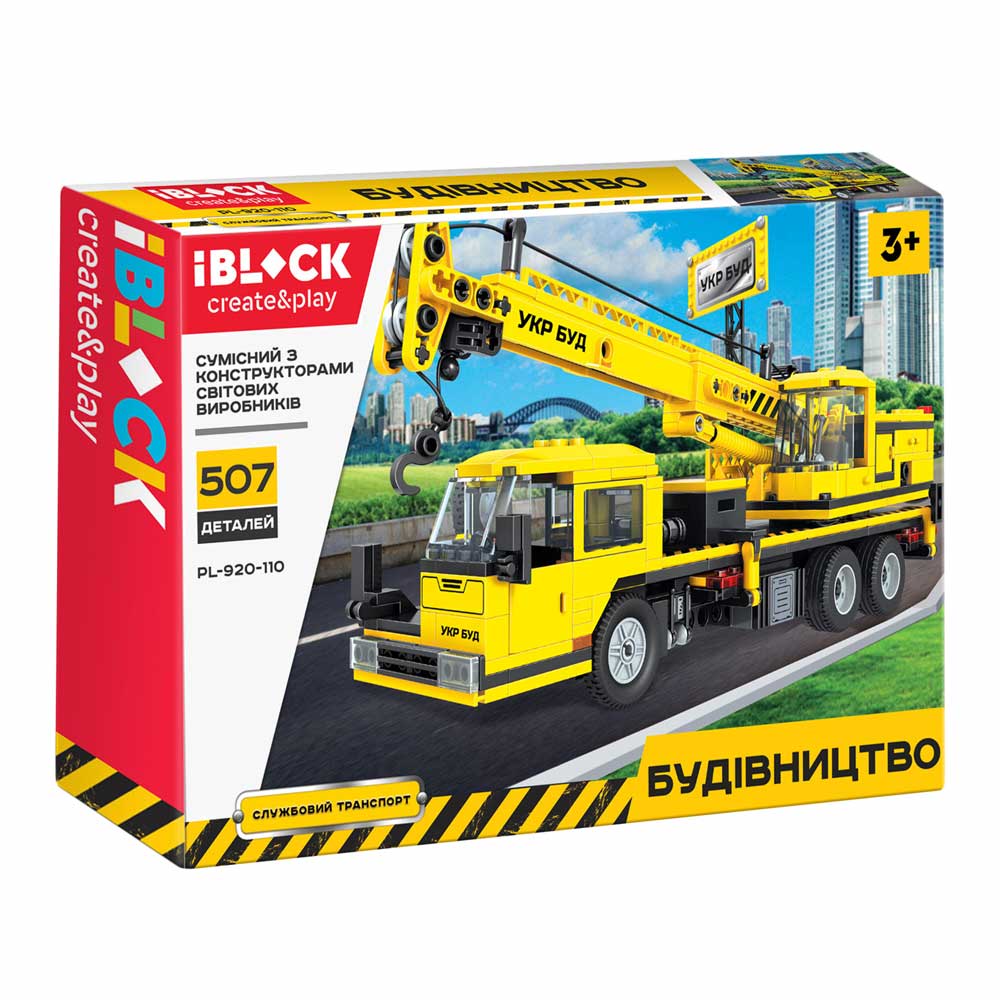 

Конструктор IBLOCK Строительство Подъемный кран (PL-920-110)