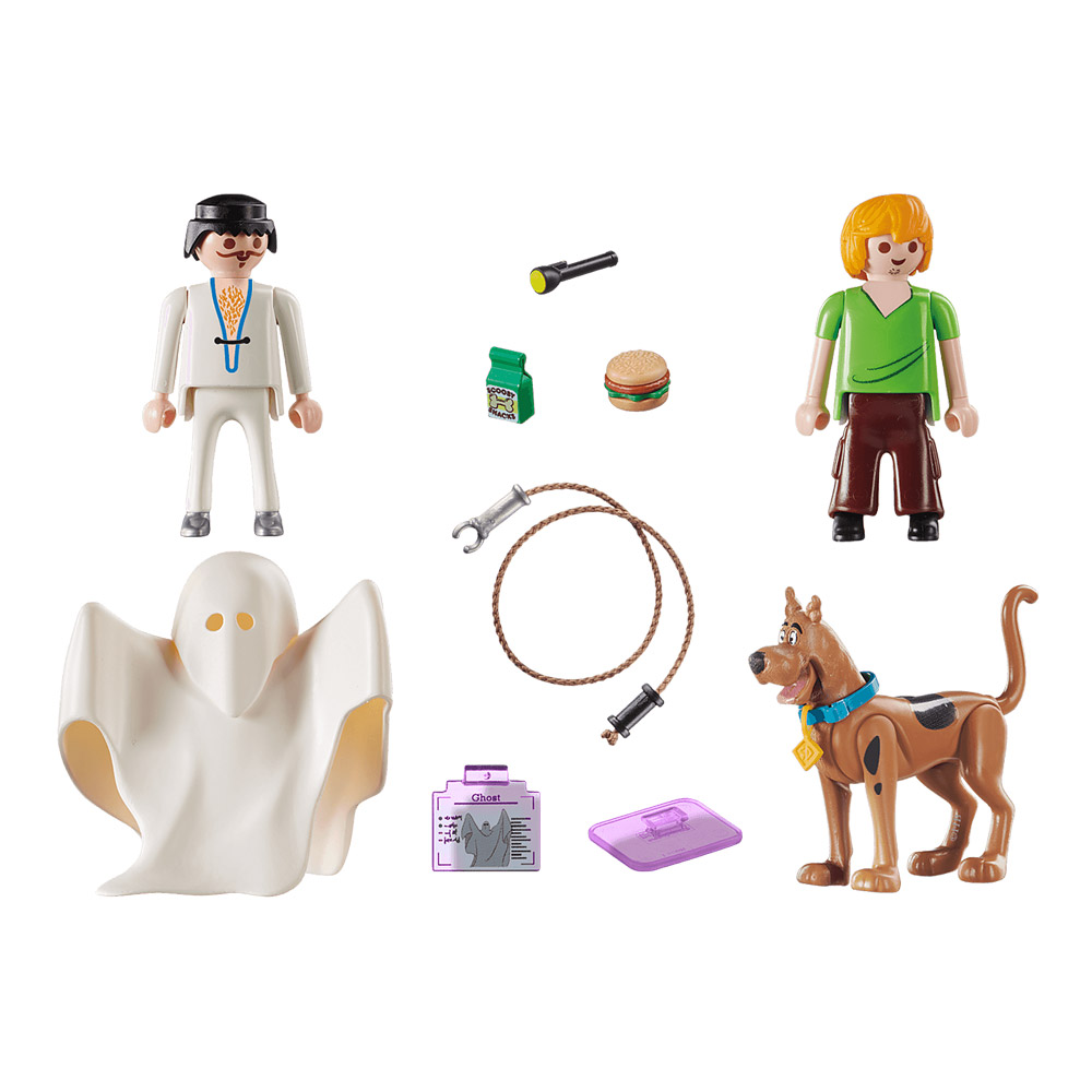 

Конструктор Playmobil Scooby-Doo Скуби и Шэгги с призраком (70287)