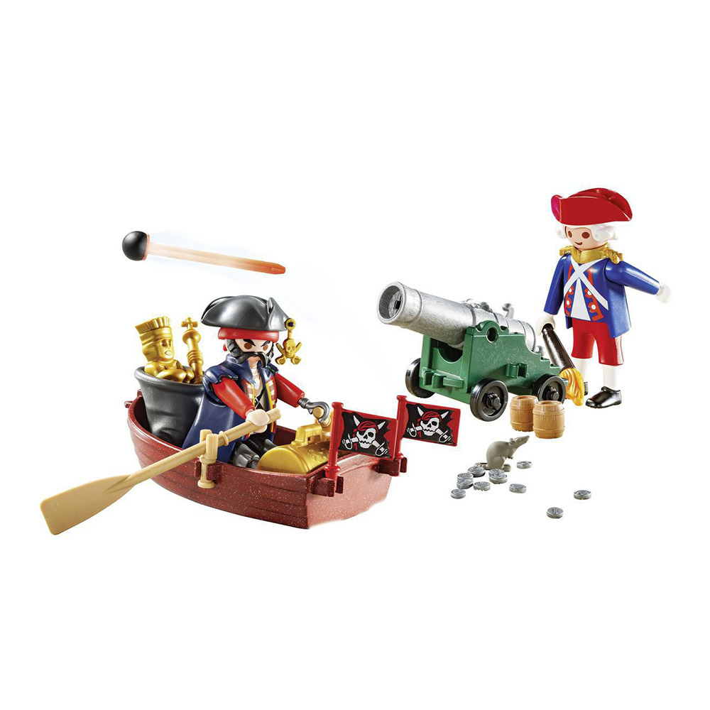 

Конструктор Playmobil Pirates Охотник за сокровищами в кейсе (9102)