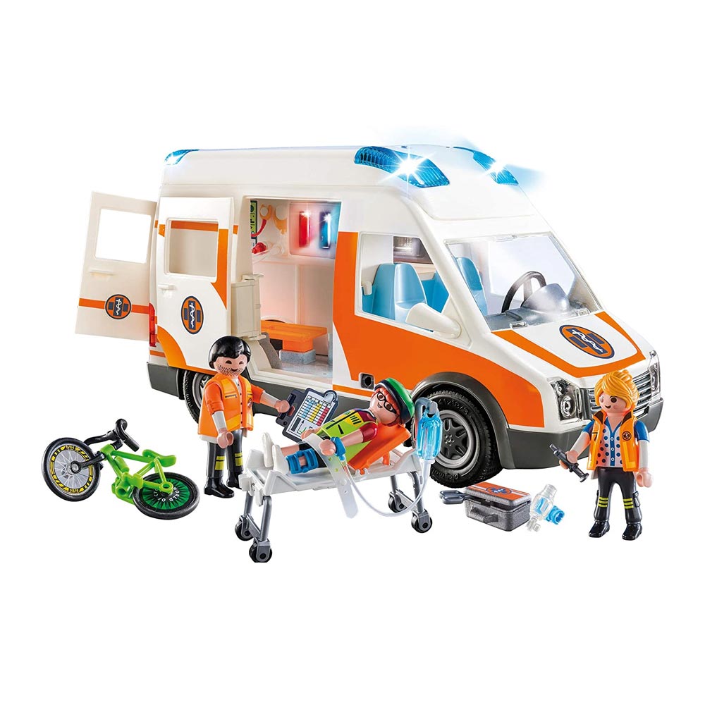 

Конструктор Playmobil Скорая помощь со светом и звуком (70049)
