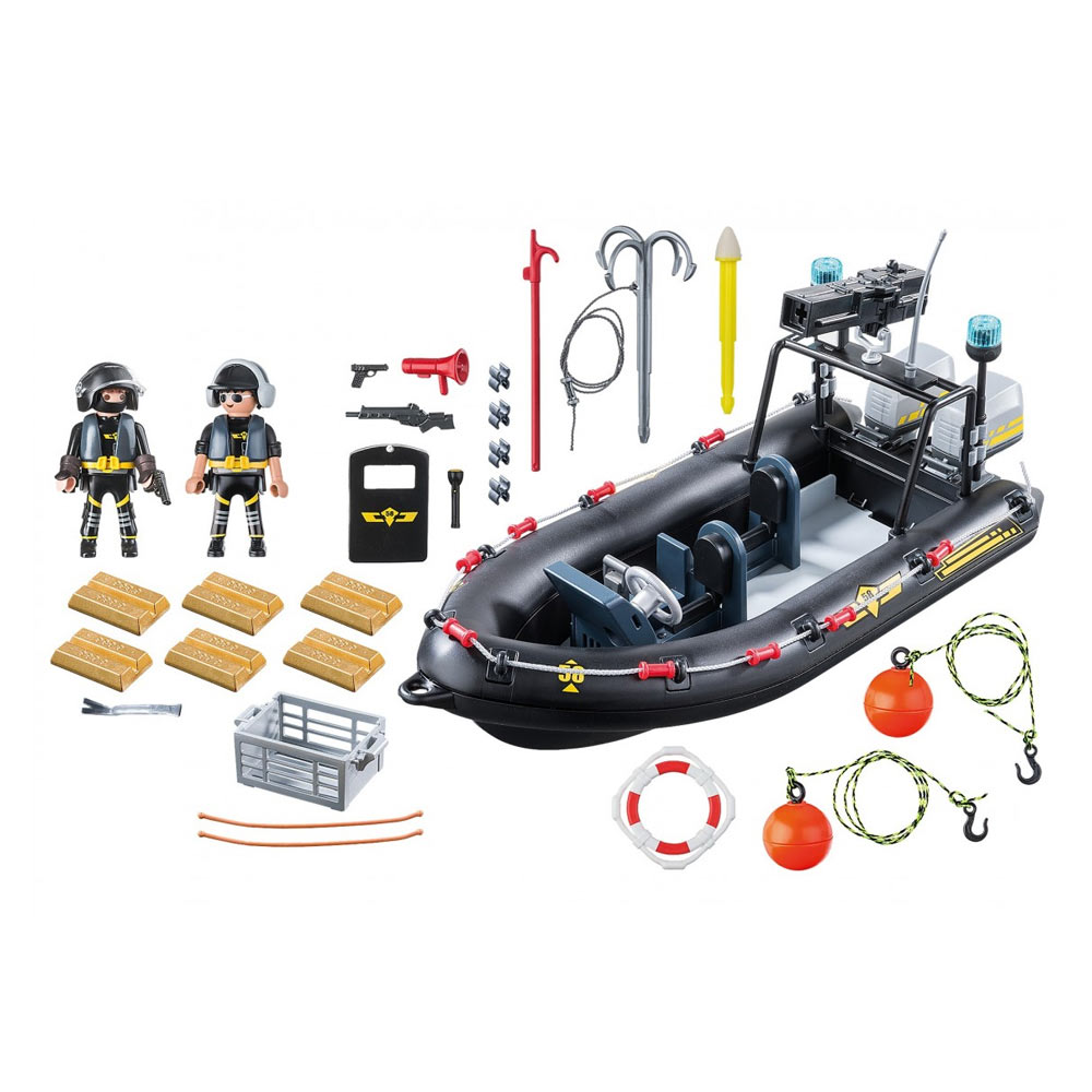 

Конструктор Playmobil Моторная лодка спецназа (9362)