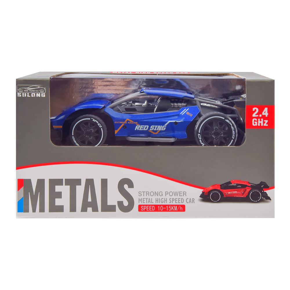 

Автомодель Sulong Toys Red sing синяя на радиоуправлении 1:24 (SL-217A/2)