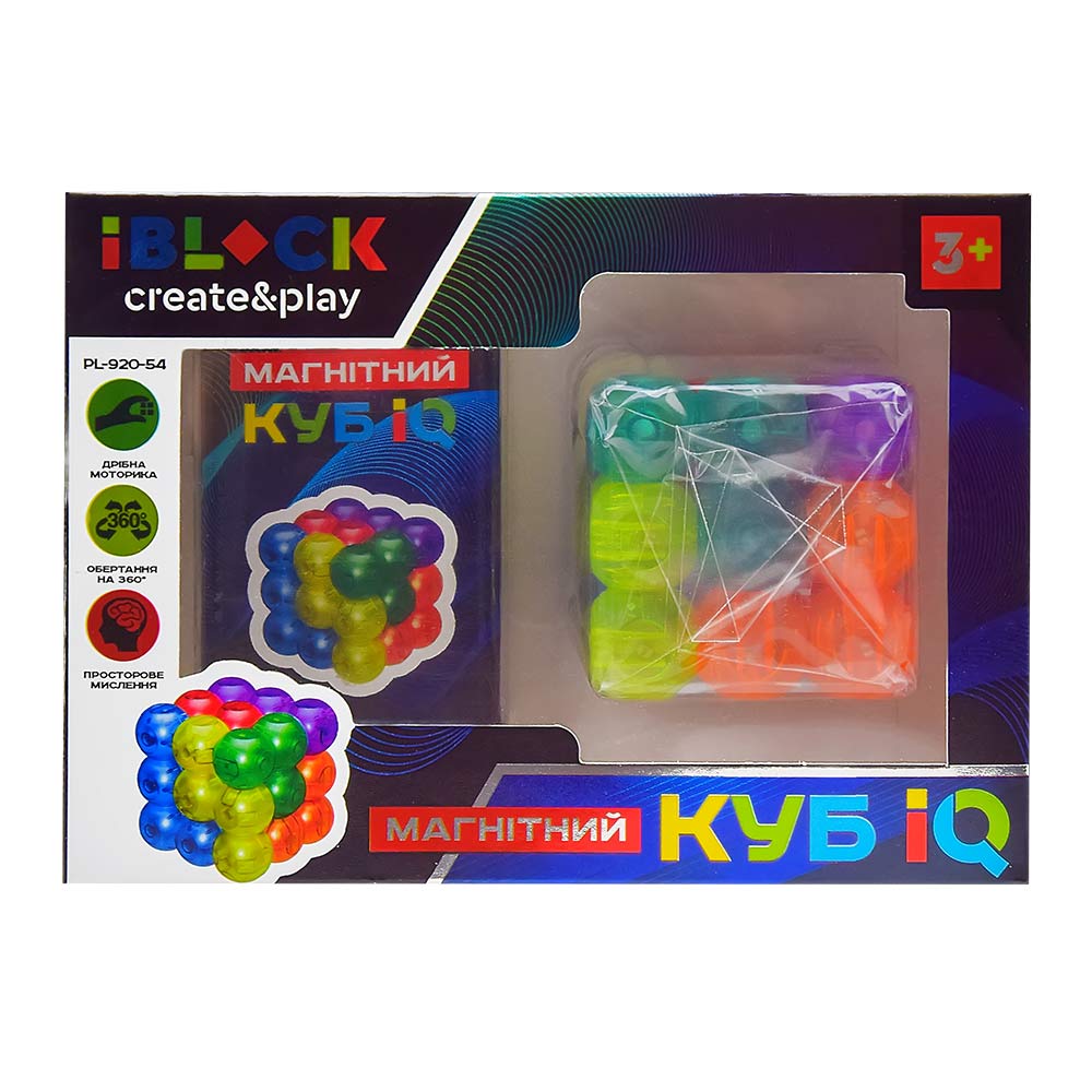 

Головоломка IBLOCK Кубик магнитный (PL-920-54)