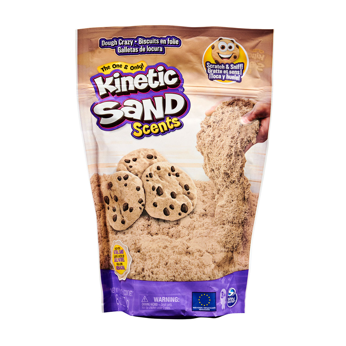 

Кинетический песок Kinetic Sand Печенье ароматизированный (71473С)