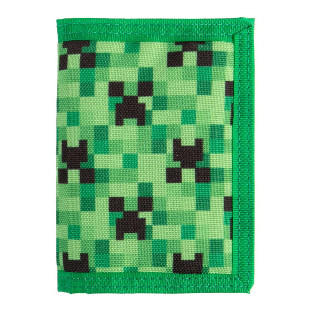 

Кошелек JINX Minecraft Пиксельная жизнь зеленый на три отделения (JINX-10374)