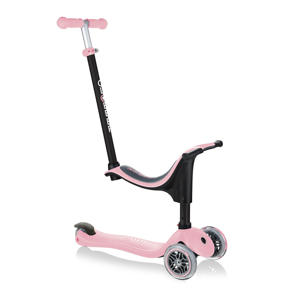 

Самокат Globber Go up sporty пастельний рожевий з підсвічуванням (452-210-3)