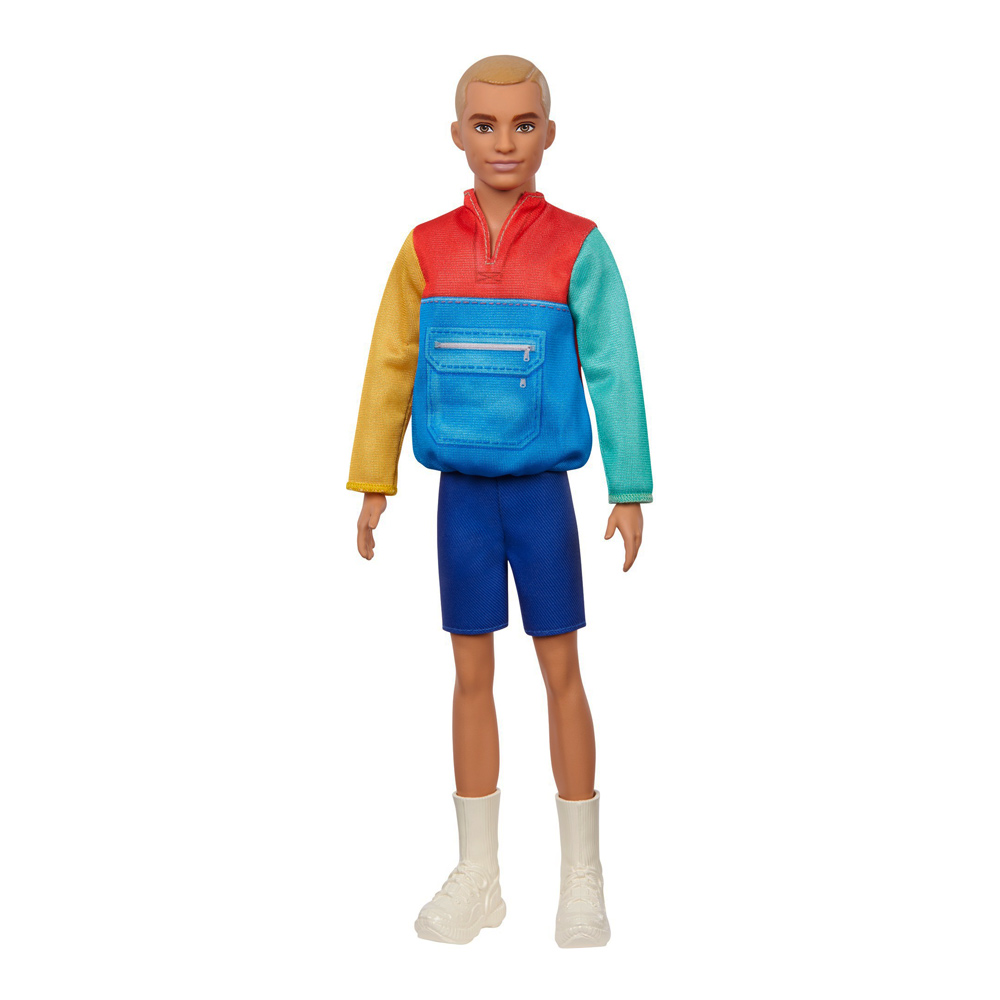 

Лялька Barbie Fashionistas Кен у кольоровій куртці (DWK44/GRB88)
