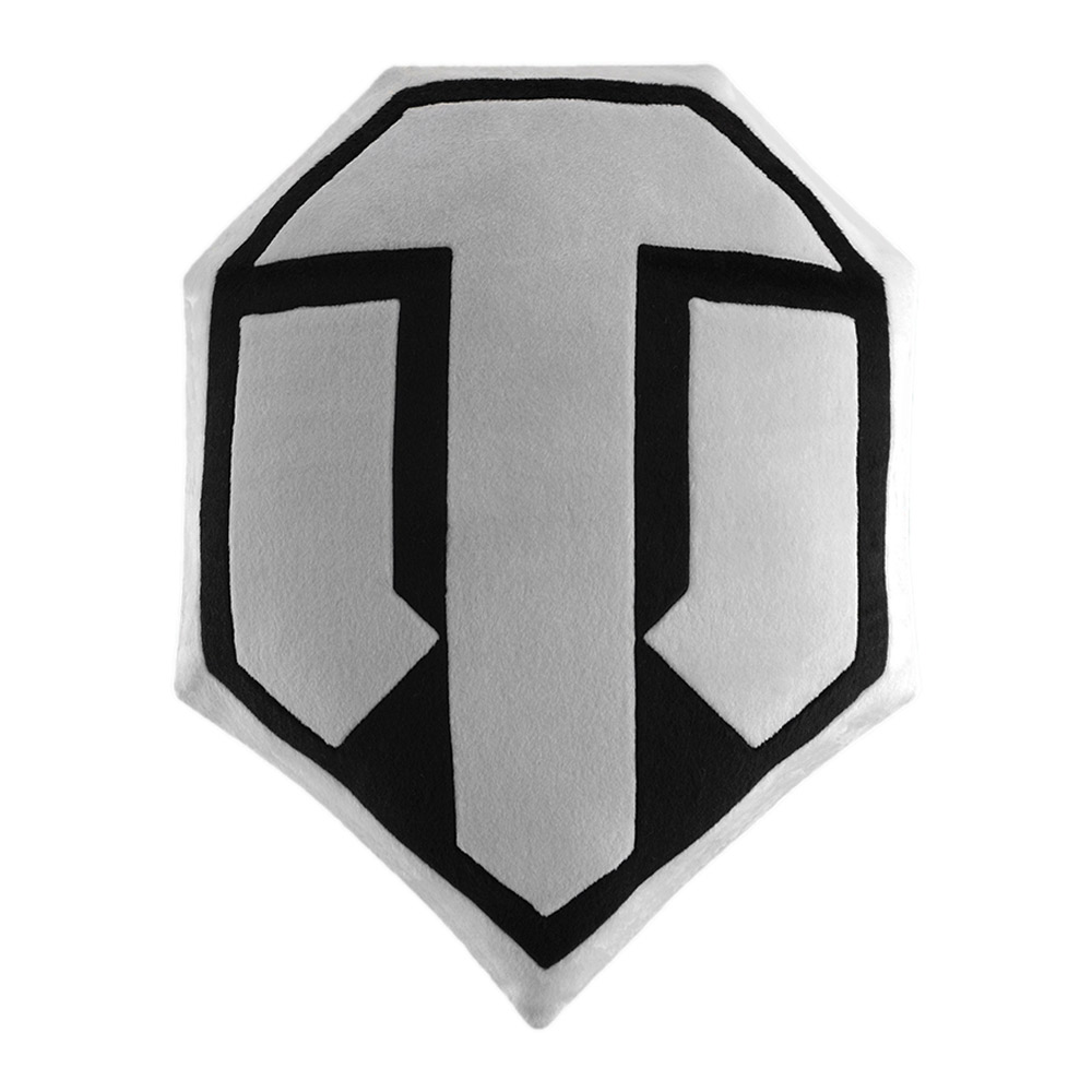 

Подушка Wargaming World of tanks Логотип бело-черный (WG043339)