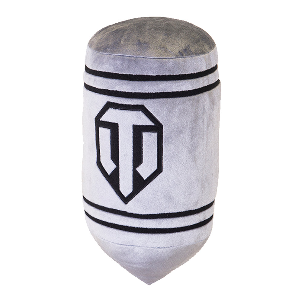 

Подушка Wargaming World of tanks Танковый снаряд серо-черный (WG043329)