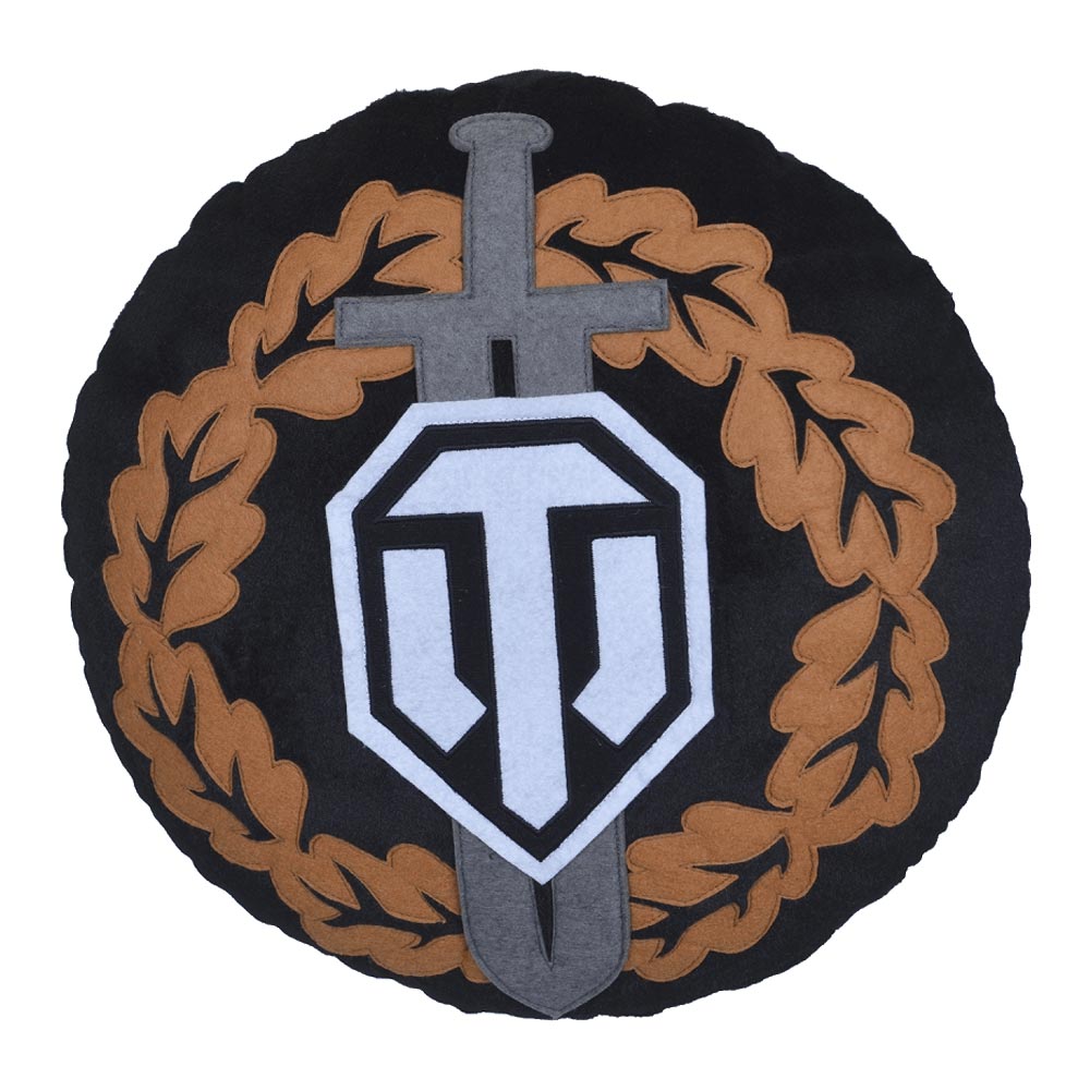 

Подушка Wargaming World of tanks Награда воина черно-коричневая круглая (WG043330)