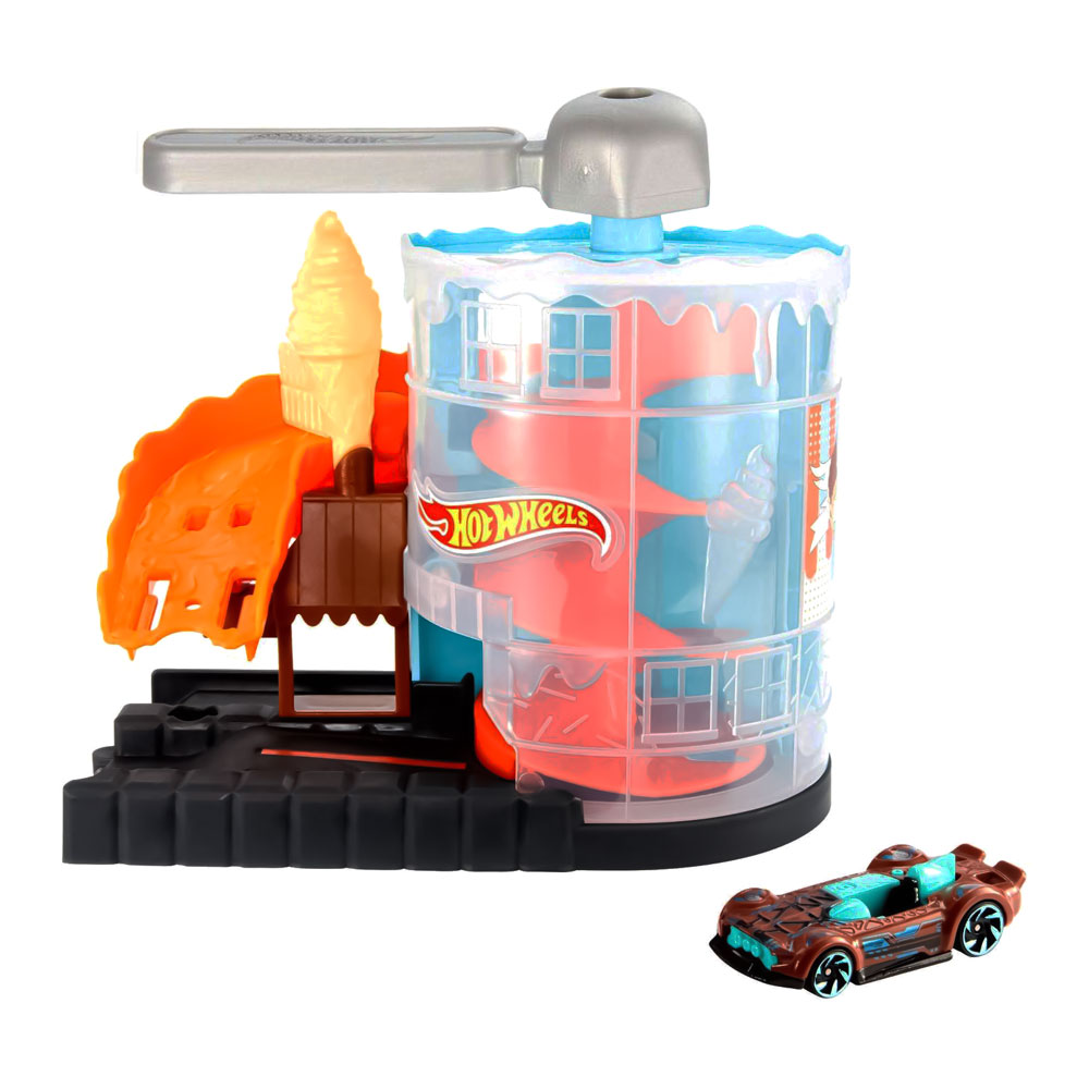 

Трек Hot Wheels City Приключения в магазине мороженого (GJK74)