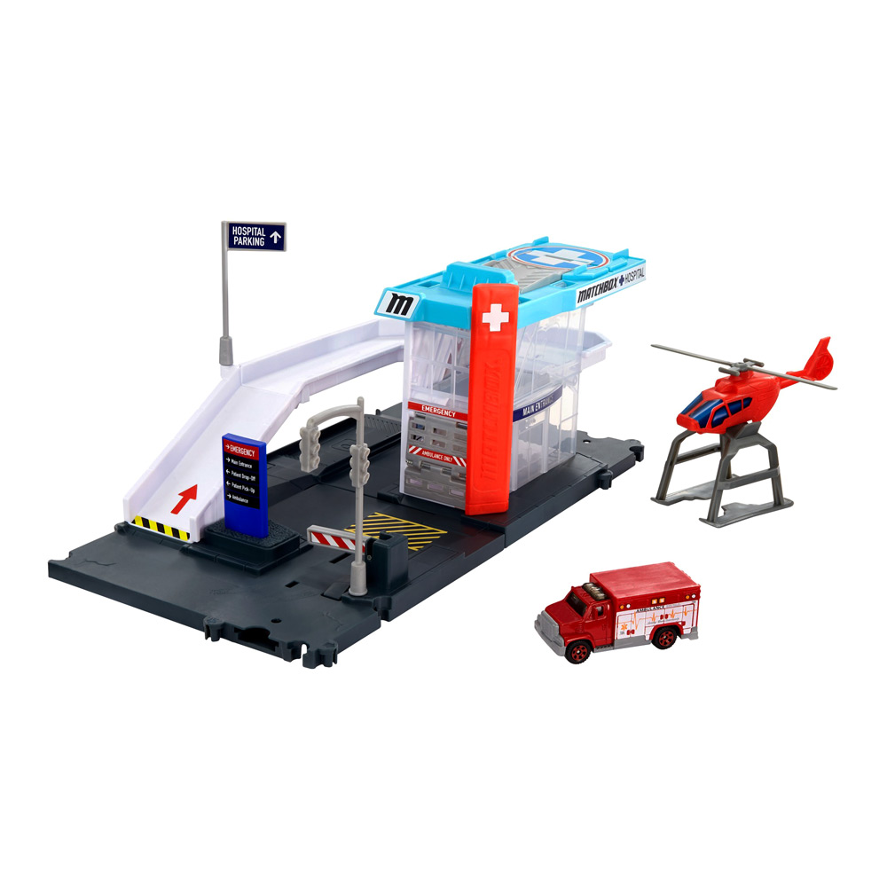 

Набор Matchbox Action drivers Станция скорой помощи с вертолетом (GVY83)