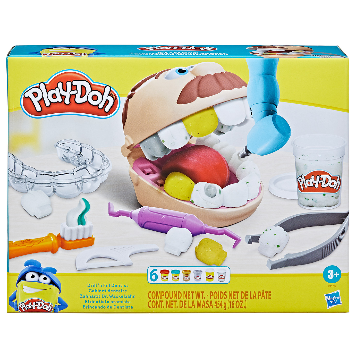 Акція на Набір для ліплення Play-Doh Містер Зубастик оновлений (F1259) від Будинок іграшок