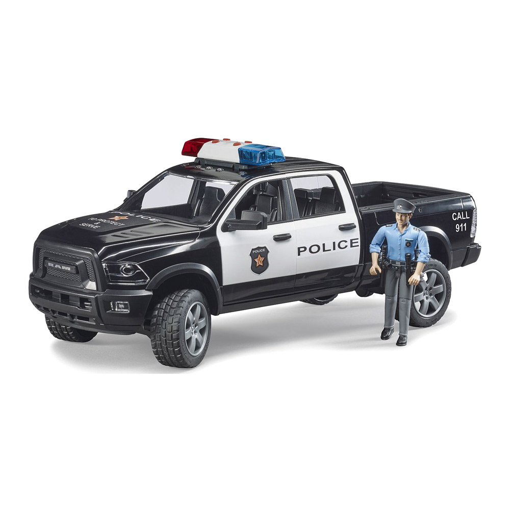 

Автомодель Bruder Пікап RAM 2500 та поліцейський 1:16 (02505)