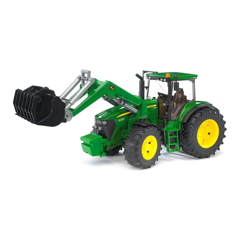 

Автомодель Bruder Трактор John deere 7930 з навантажувачем 1:16 (03051)