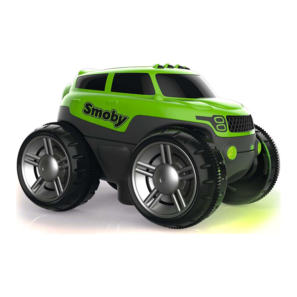 Акція на Машинка Smoby FleXtreme Зелена зі світловим ефектом (180903/180903-3) від Будинок іграшок