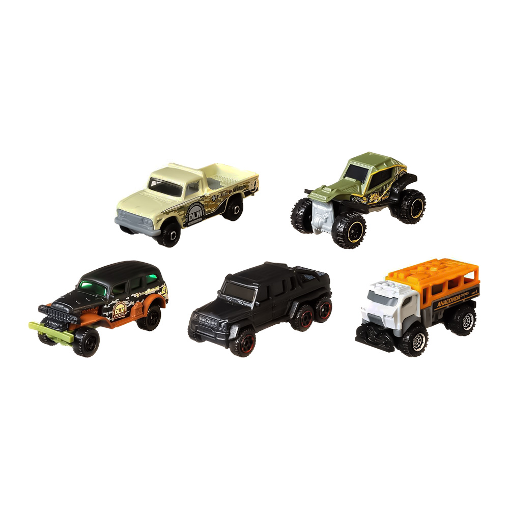 

Машинки Matchbox MBX Дикая природа 5 штук 1:64 (C1817/GKJ10)