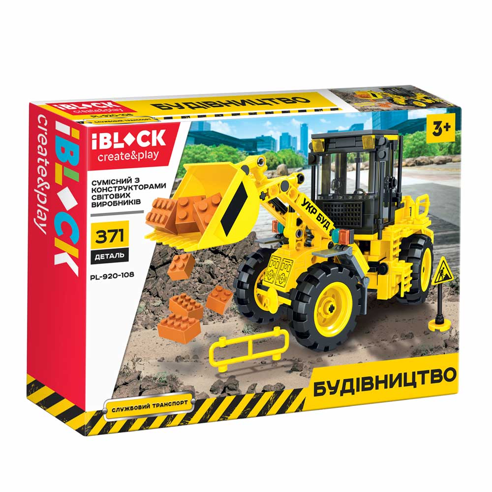 

Конструктор IBLOCK Строительство Бульдозер (PL-920-108)