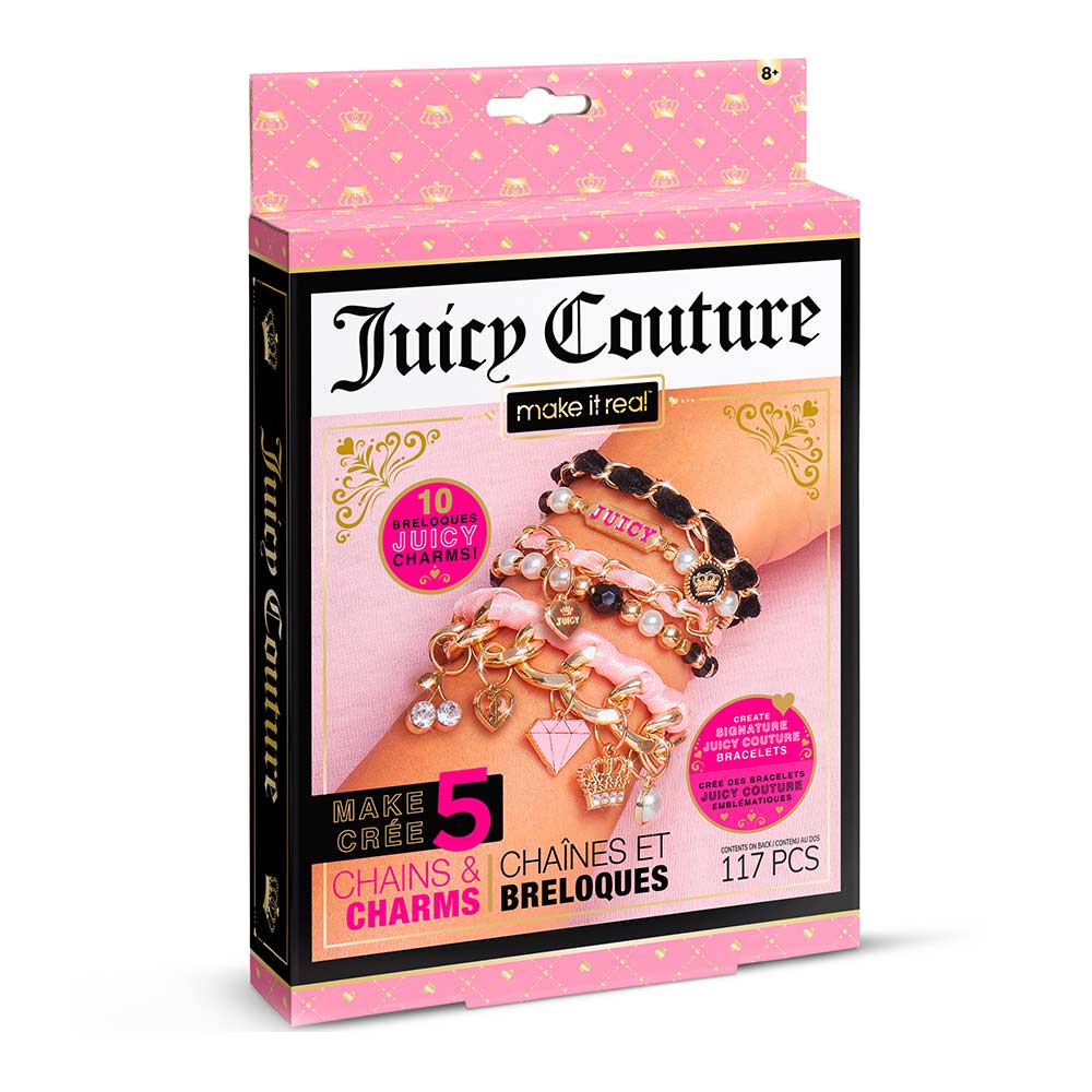 Акция на Набір для створення шарм-браслетів Make it Real Juicy Couture Королівський шарм (MR4431) от Будинок іграшок