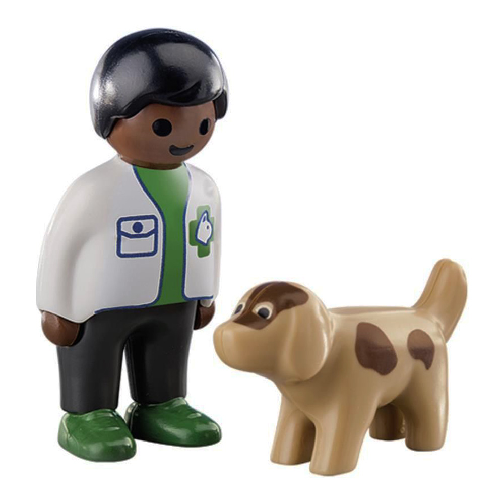 

Конструктор Playmobil 1.2.3 Ветеринар з собакою (70407)