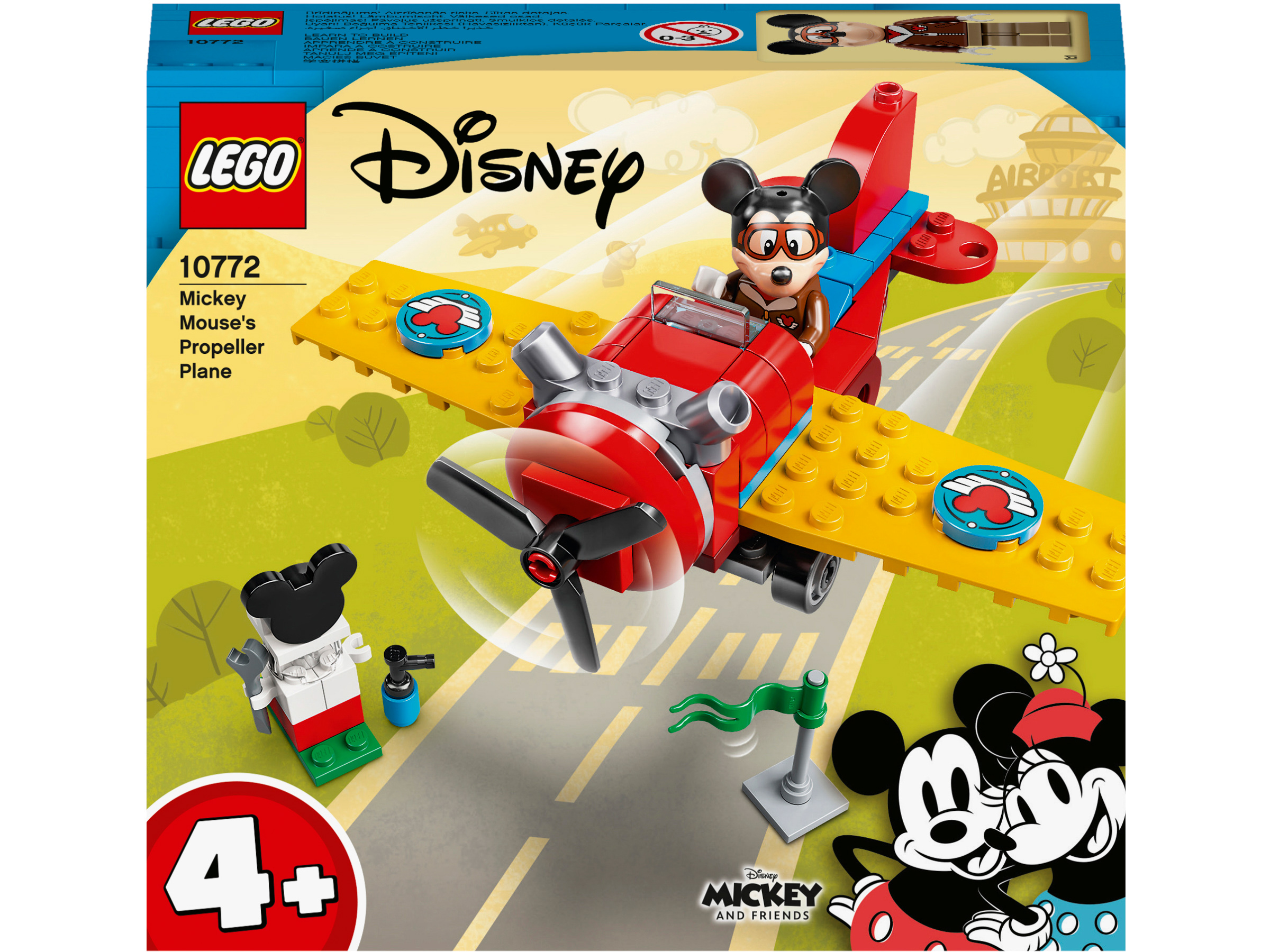 

Конструктор LEGO Disney Mickey and Friends Винтовой самолет Микки Мауса (10772)