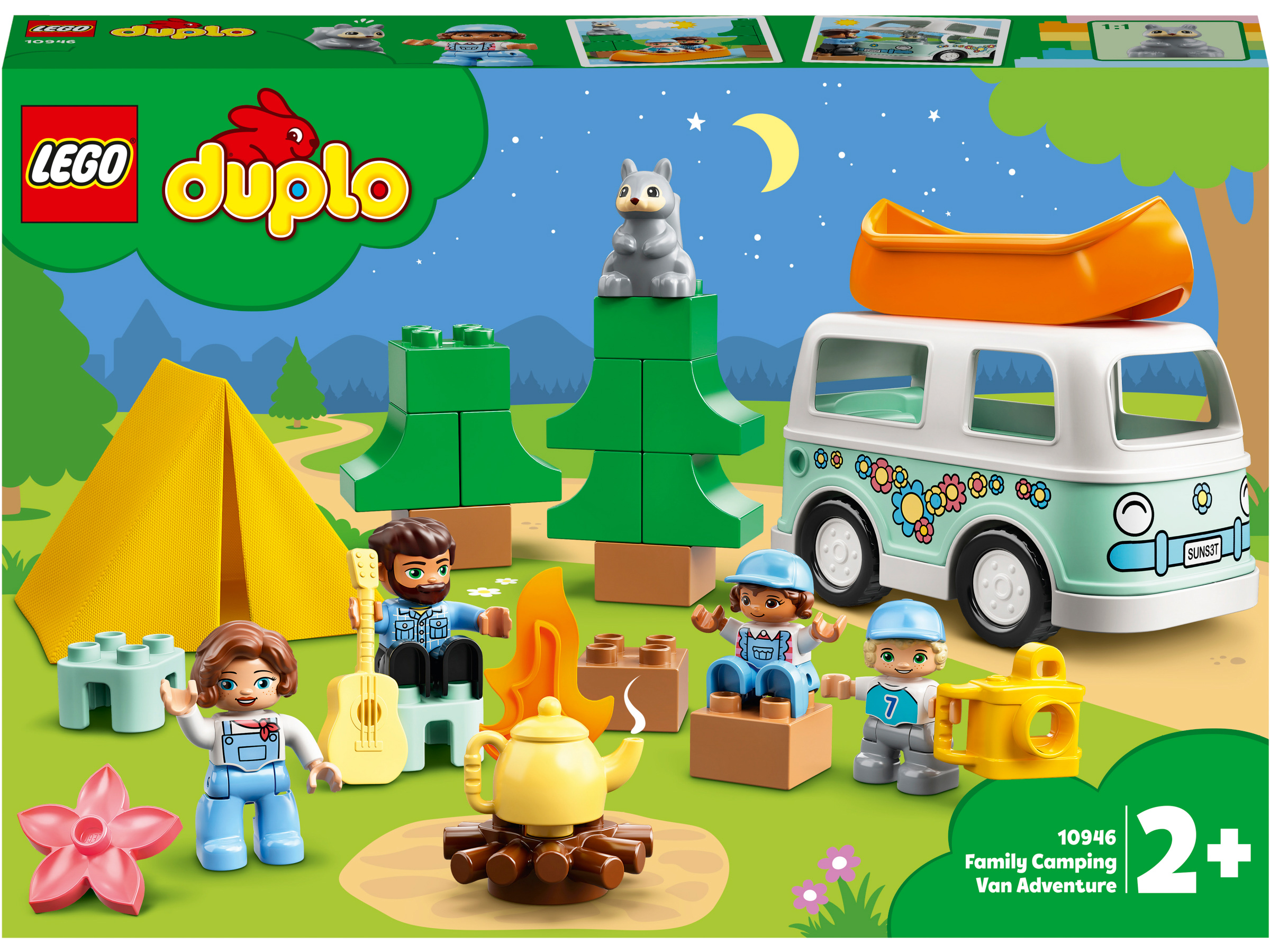 

Конструктор LEGO DUPLO Семейное приключение на микроавтобусе (10946)