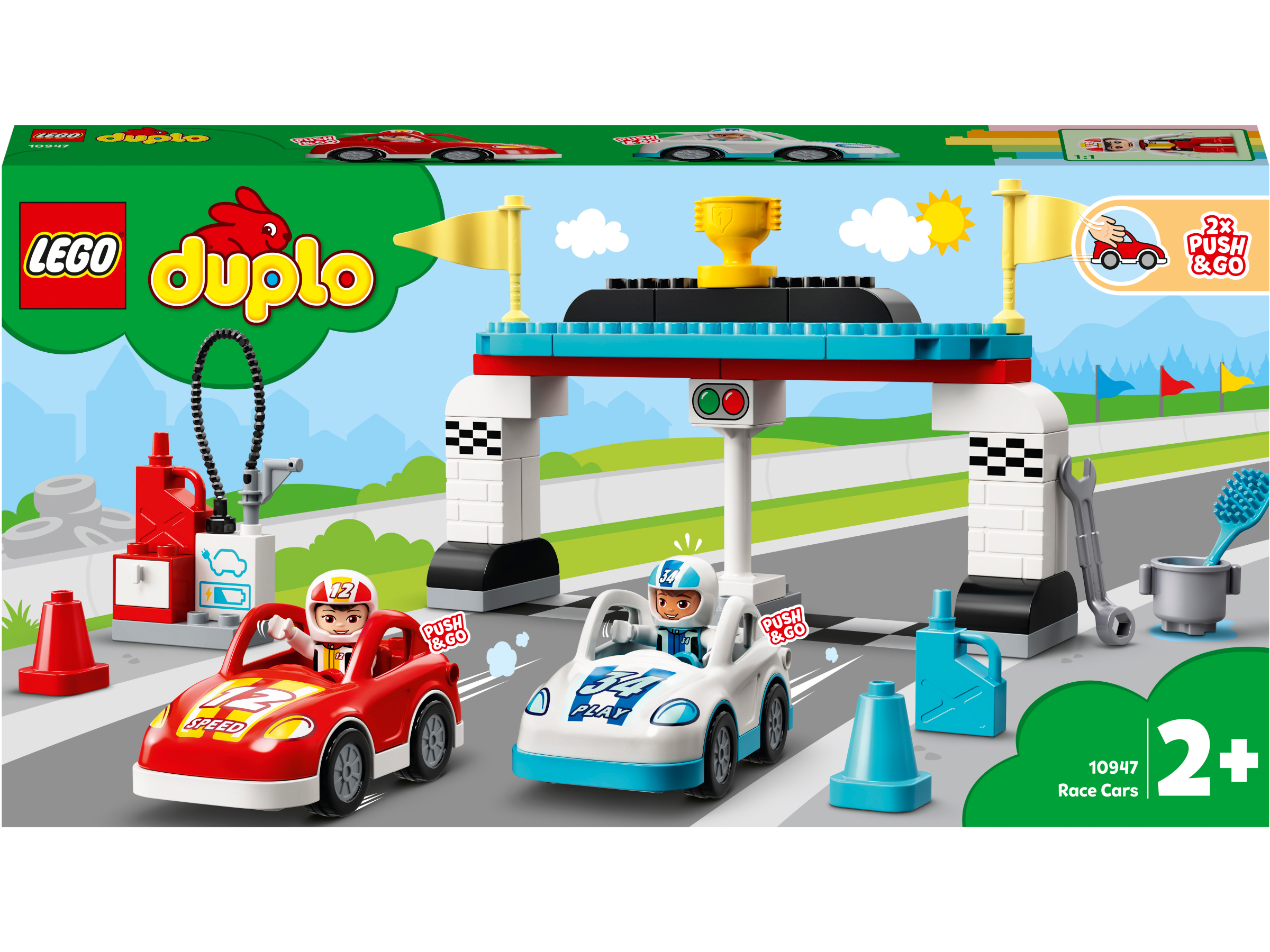 

Конструктор LEGO DUPLO Гоночные машины (10947)