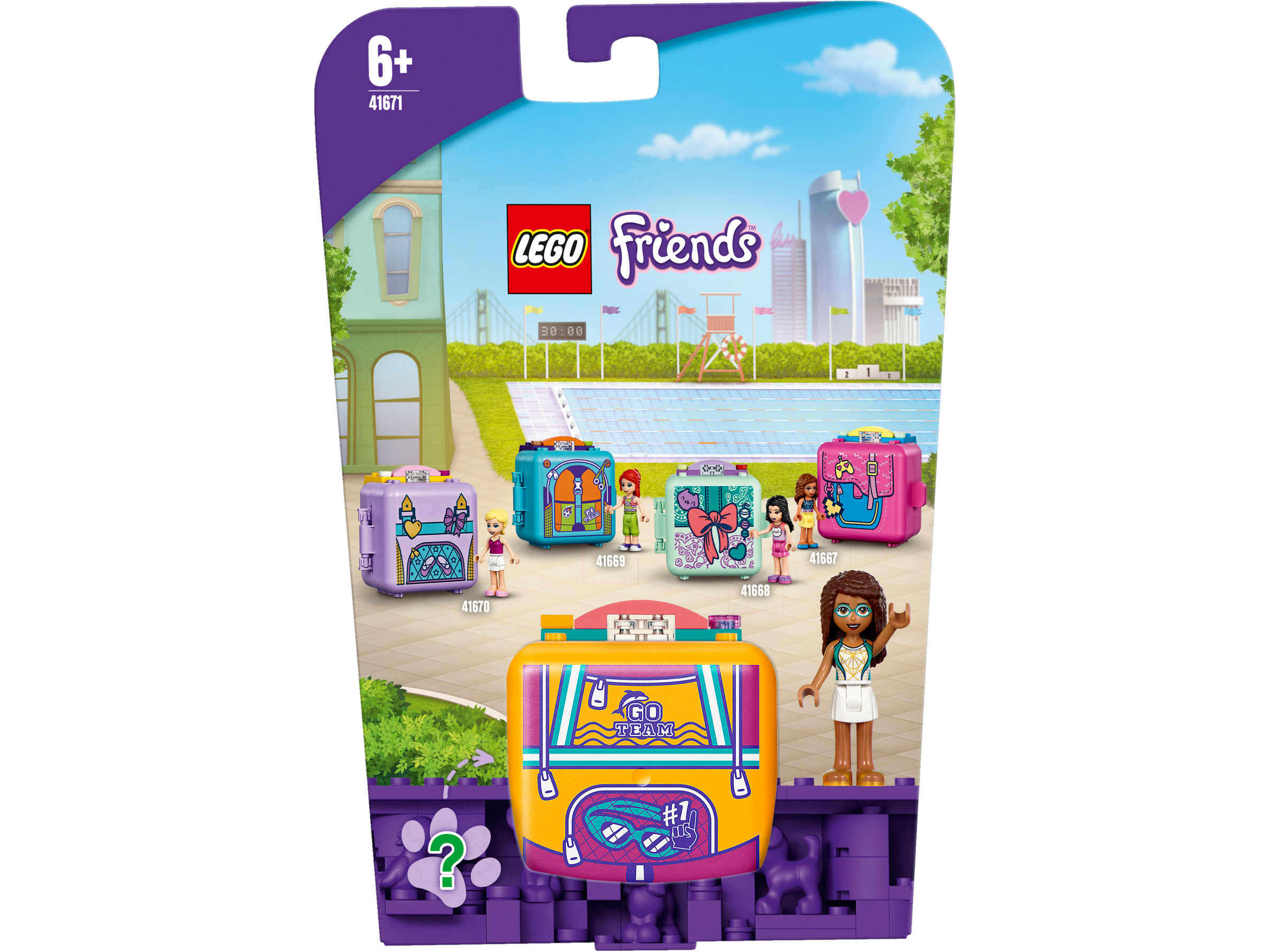 

Конструктор LEGO Friends Кьюб Андреа для плавания (41671)
