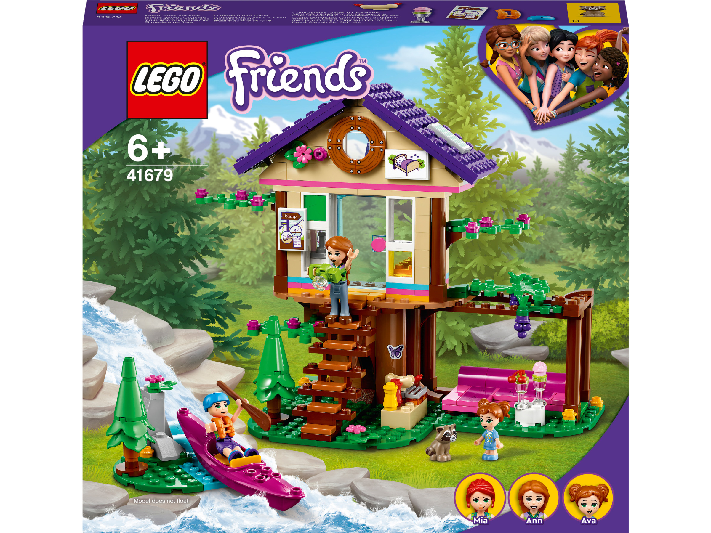 Акція на Конструктор LEGO Friends Домик в лесу (41679) від Будинок іграшок