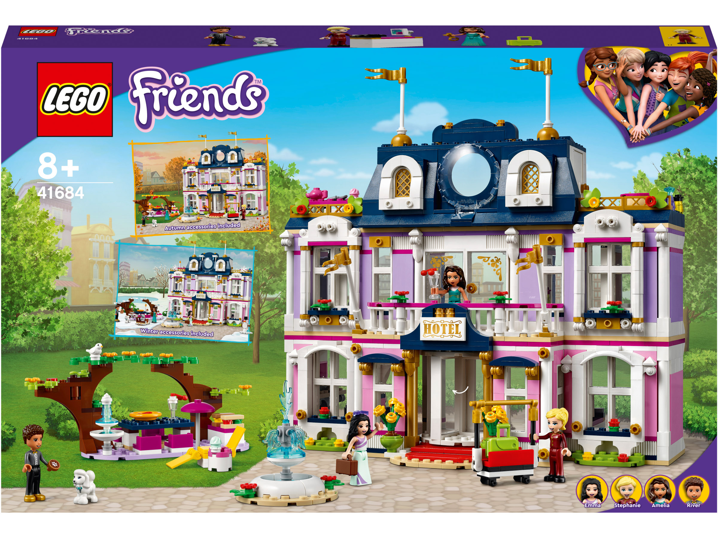 

Конструктор LEGO Friends Гранд-отель Хартлейк Сити (41684)