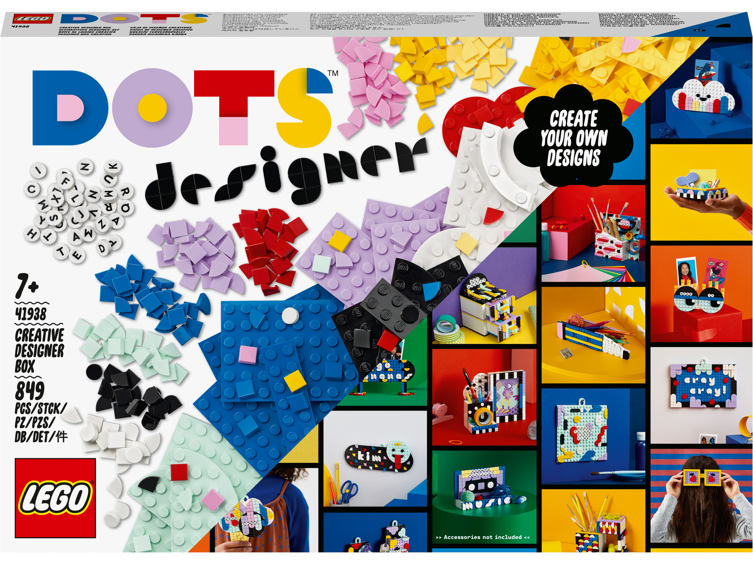 

Конструктор LEGO DOTS Творческий набор для дизайнера (41938)
