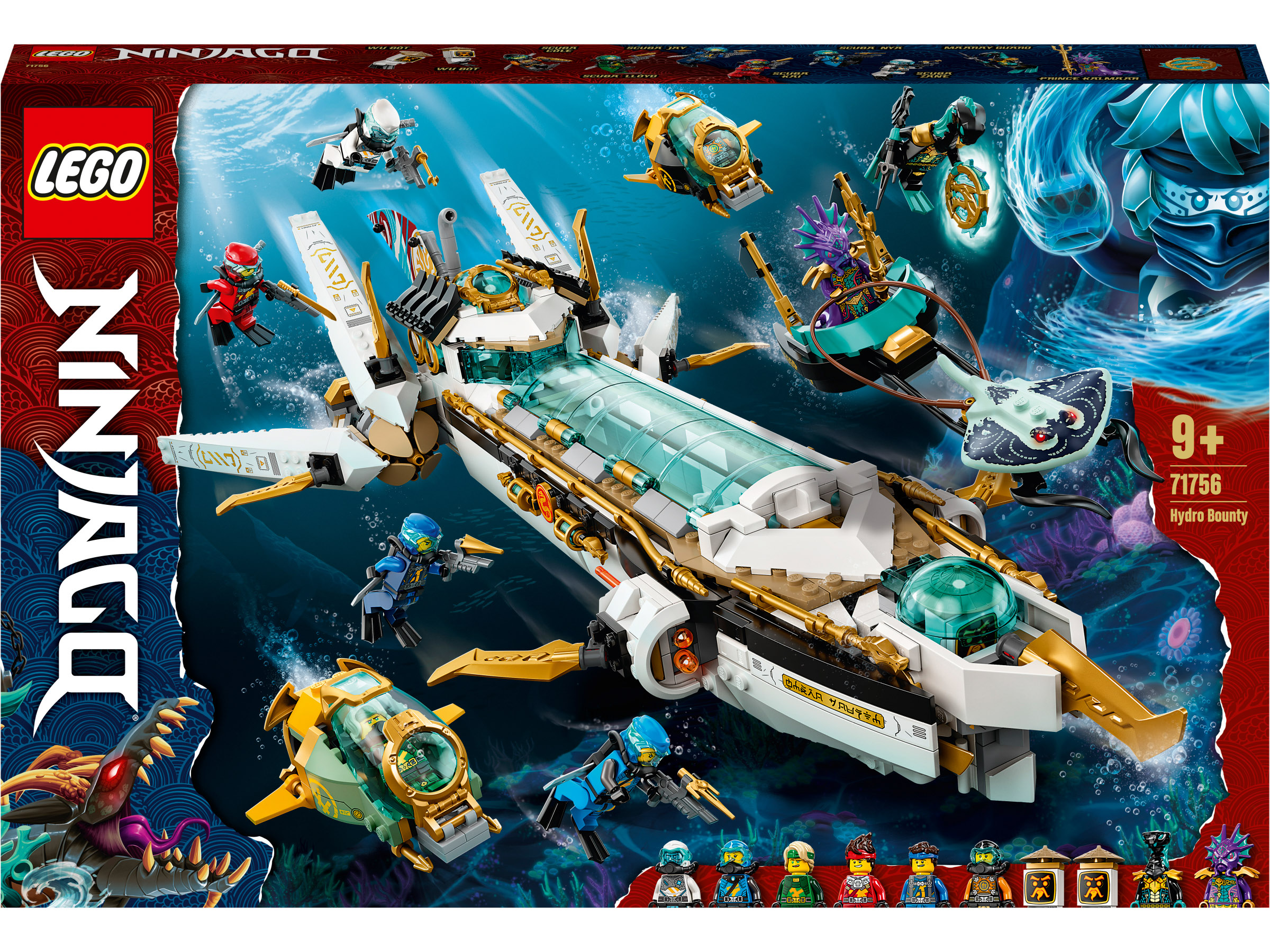 

Конструктор LEGO NINJAGO Підводний дарунок (71756)