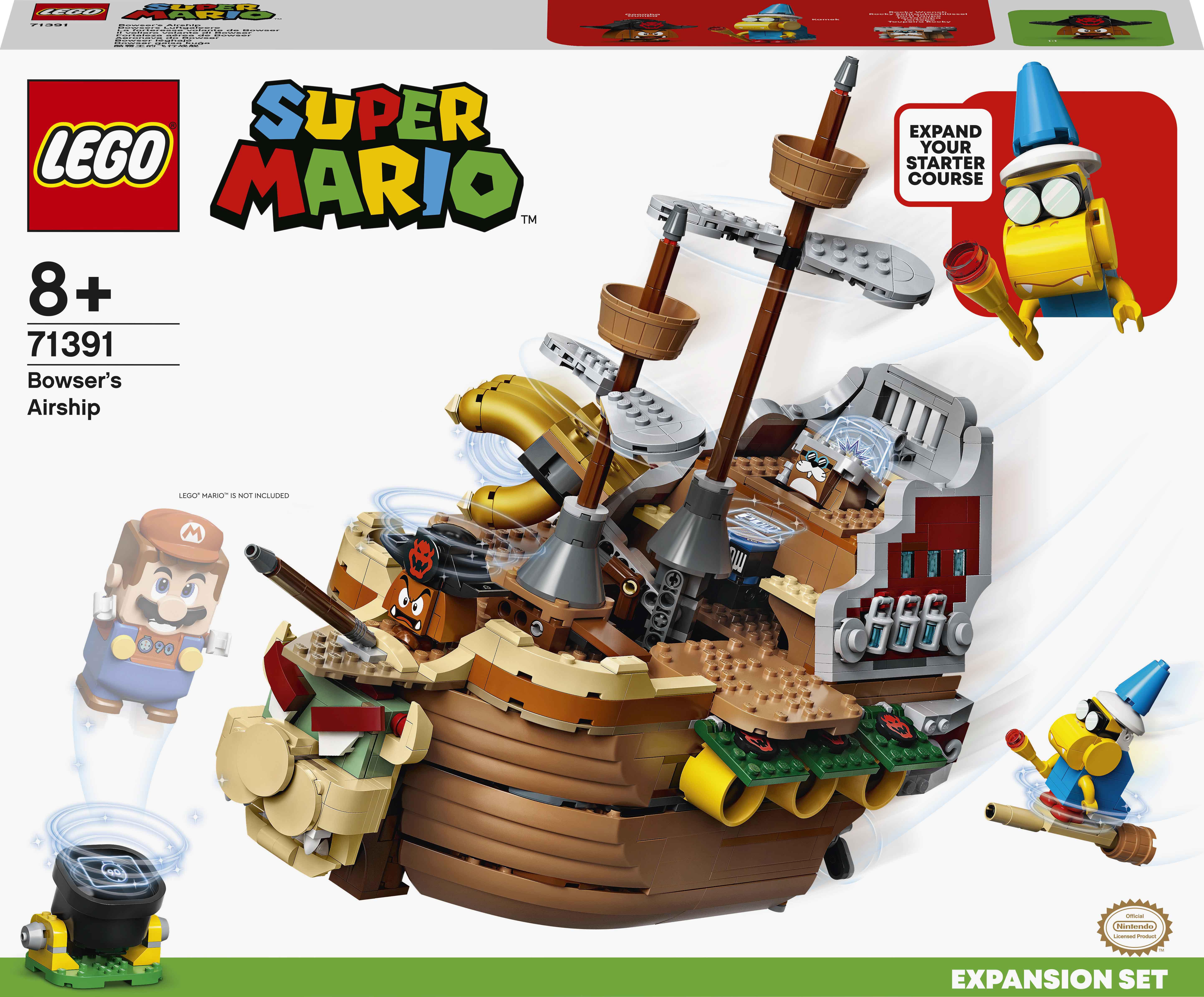 

Конструктор LEGO Super Mario Дополнительный набор «Летучий корабль Боузера» (71391)
