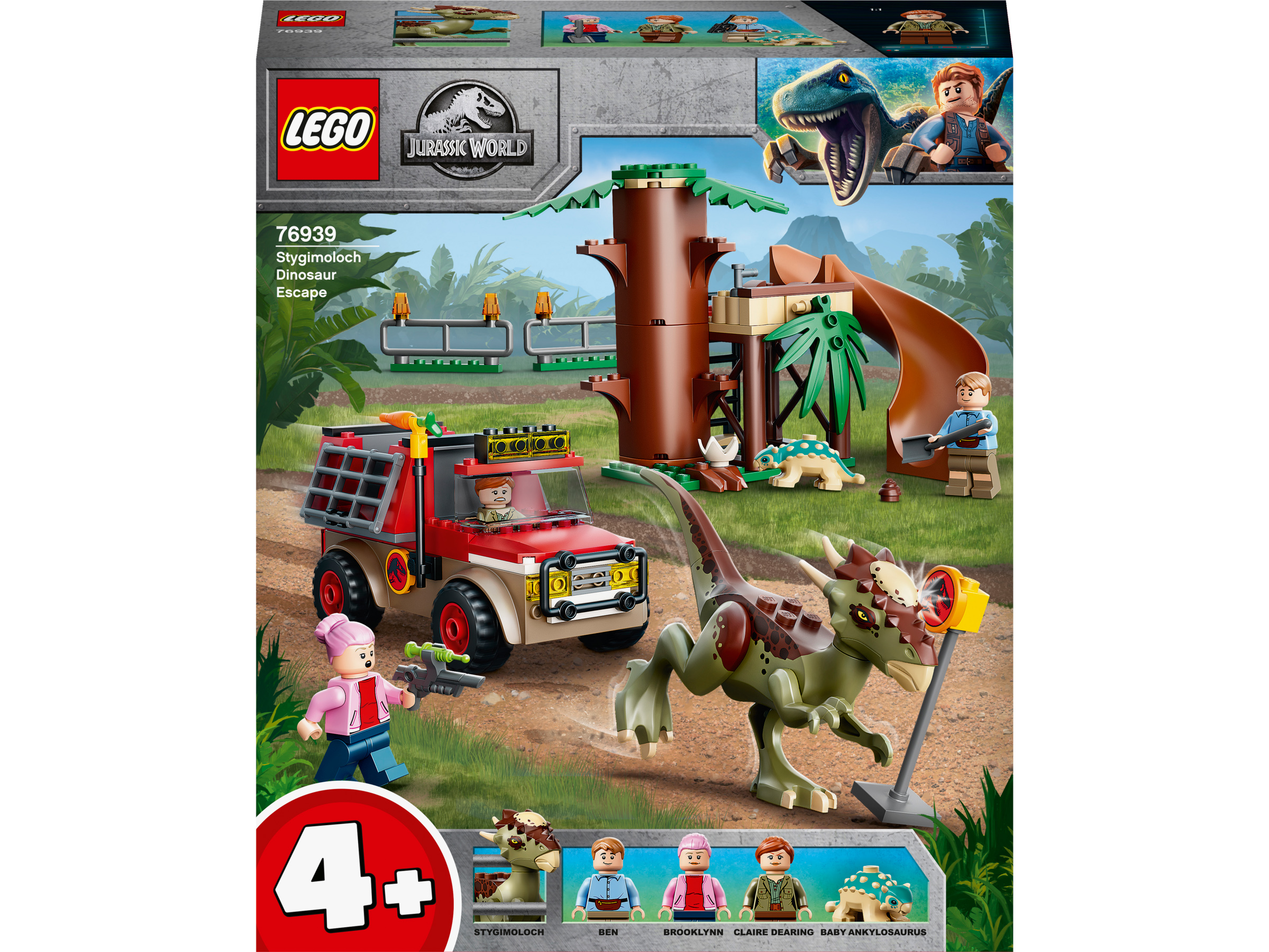 

Конструктор LEGO Jurassic World Побег динозавра стигомолоха (76939)