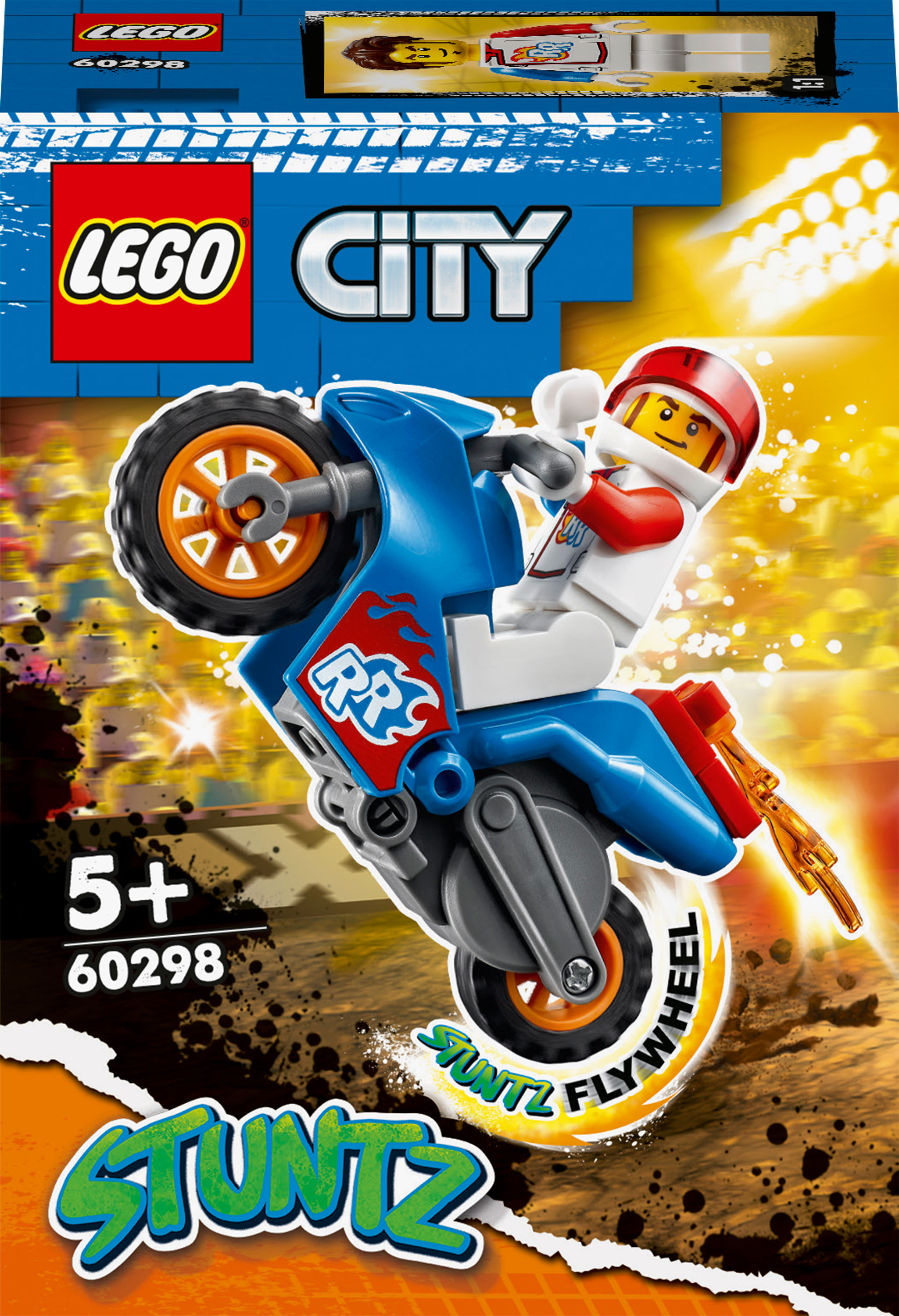 

Конструктор LEGO City Stuntz Реактивный трюковый мотоцикл (60298)