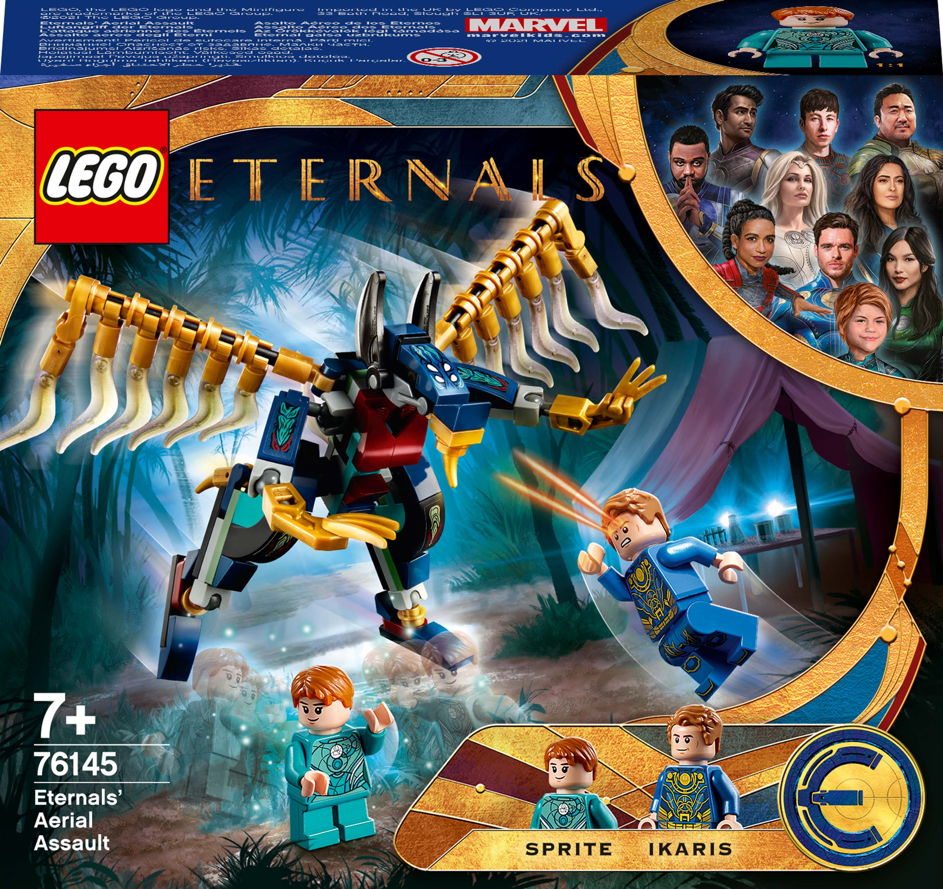 

Конструктор LEGO Super Heroes Marvel Воздушное нападение Вечных (76145)