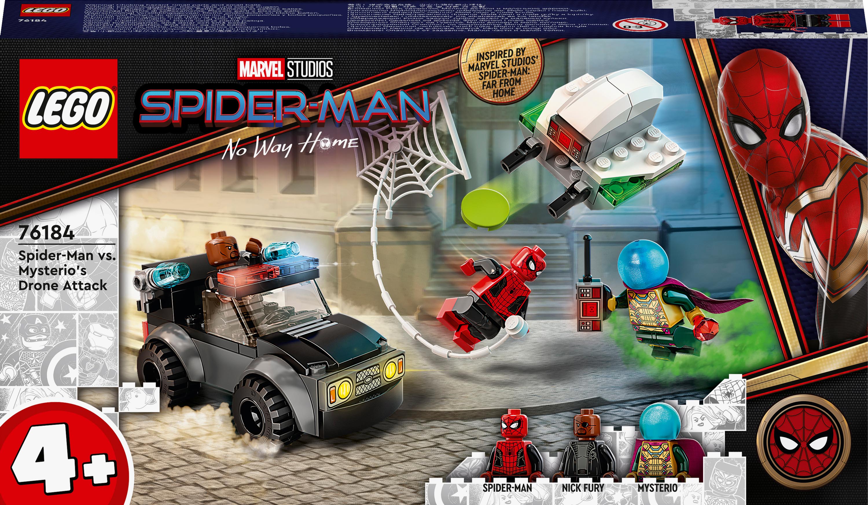 

Конструктор LEGO Marvel Spider-Man Людина-Павук проти атаки дрона Містеріо (76184)