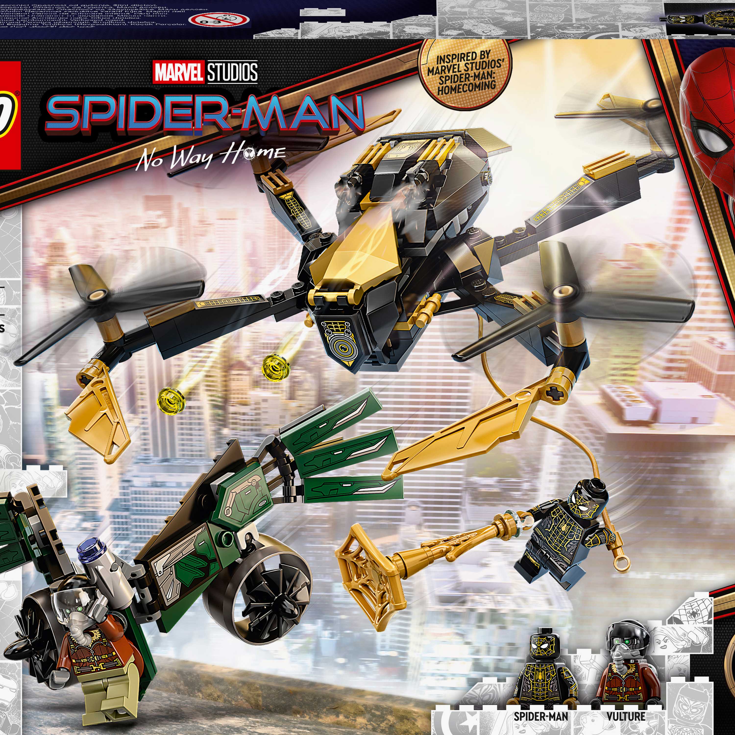 

Конструктор LEGO Super Heroes Marvel Дуэль дронов Человека-Паука (76195)