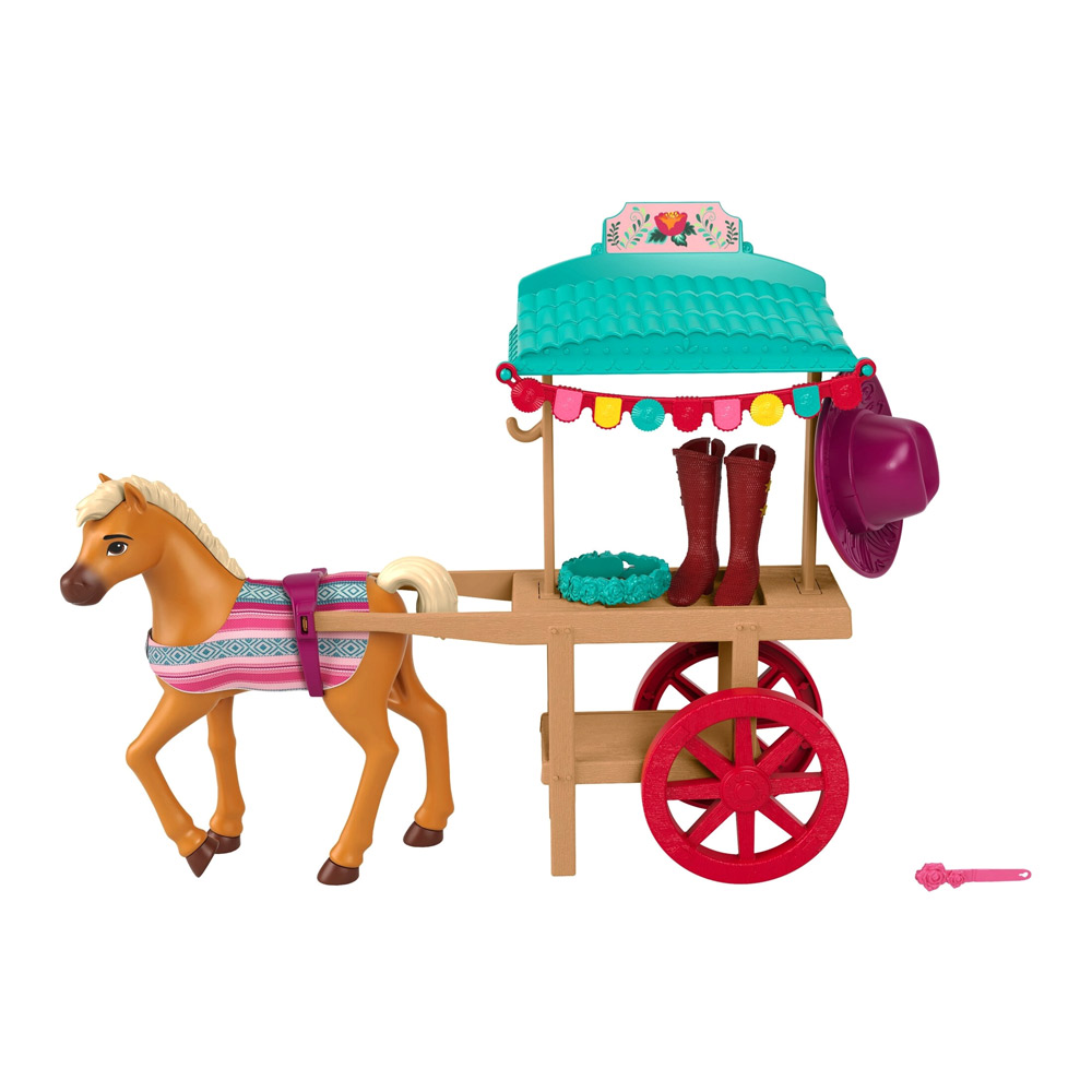 

Набір Mattel Spirit untamed Вулична ярмарок Візок зі спорядженням для верхової їзди (GXF68/1)