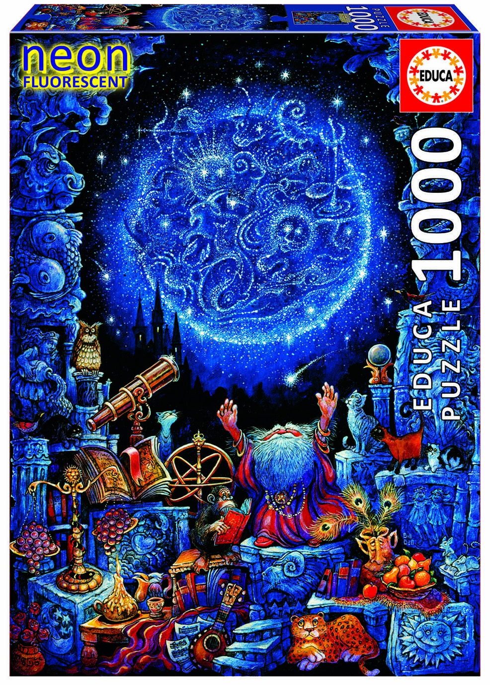 

Пазл Educa Астролог 1000 деталей неон (18003)