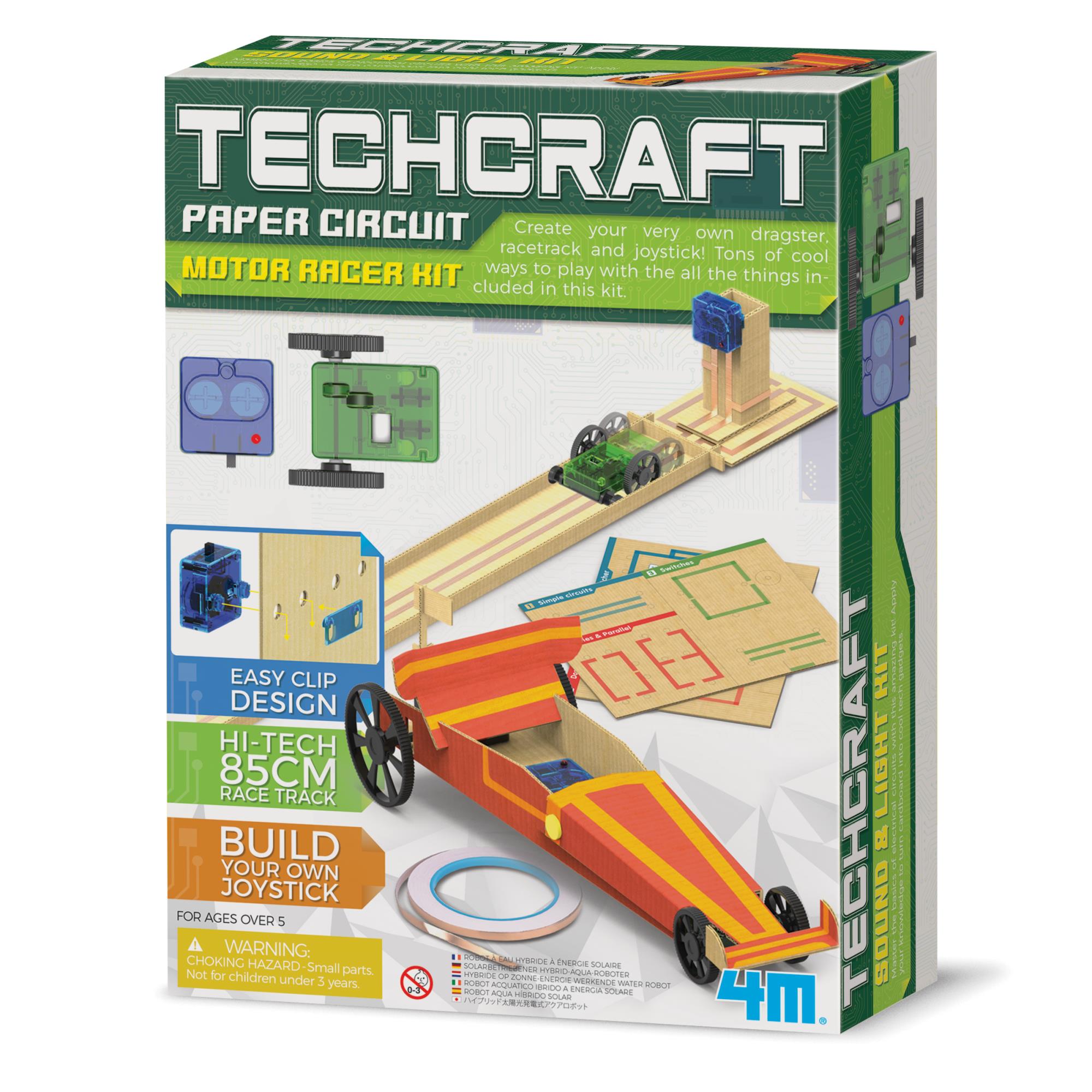 

Научный набор 4M Techcraft Бумажные схемы Гоночные машины (00-03430)