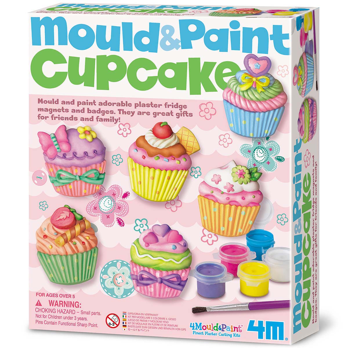 

Набор для создания магнитов 4M Mould and paint Пирожные (00-03535)